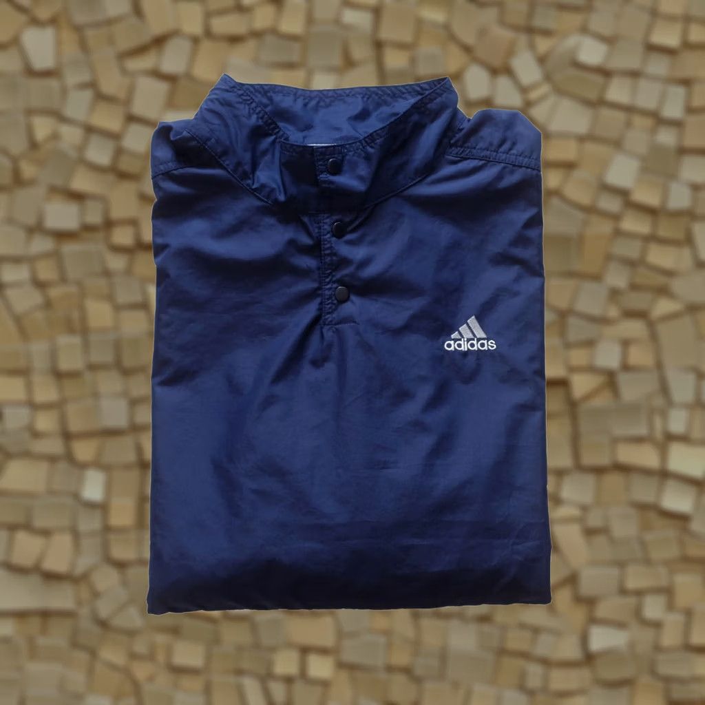 Adidas VINTAGE ADIDAS EQUIPMENT TRACK JACKET BLUE 2XL 2001 90s PULL OVER POLYESTER Y2K MEN Size US XXL / EU 58 / 5 - 1 Thumbnail