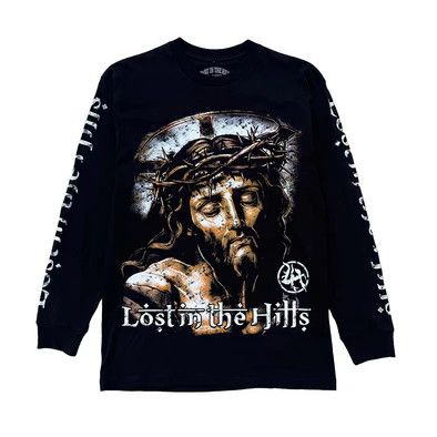Lost hills Lost Hills Wings L/S Tee Black Size US XL / EU 56 / 4 - 1 Preview