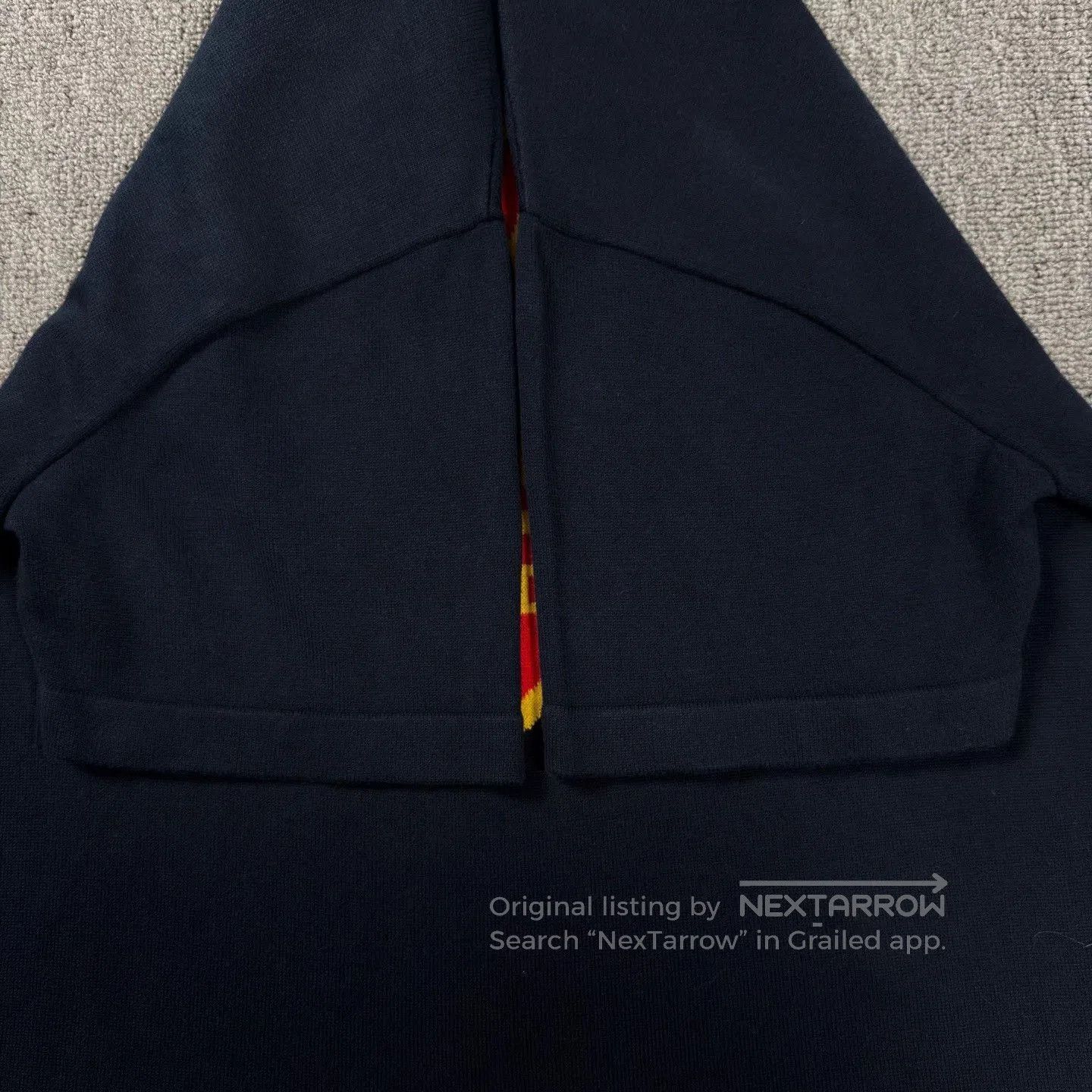 Louis Vuitton LV Nigo Heart Pattern Navy Knit Tee. Size S / US 4 / IT 40 - 4 Thumbnail