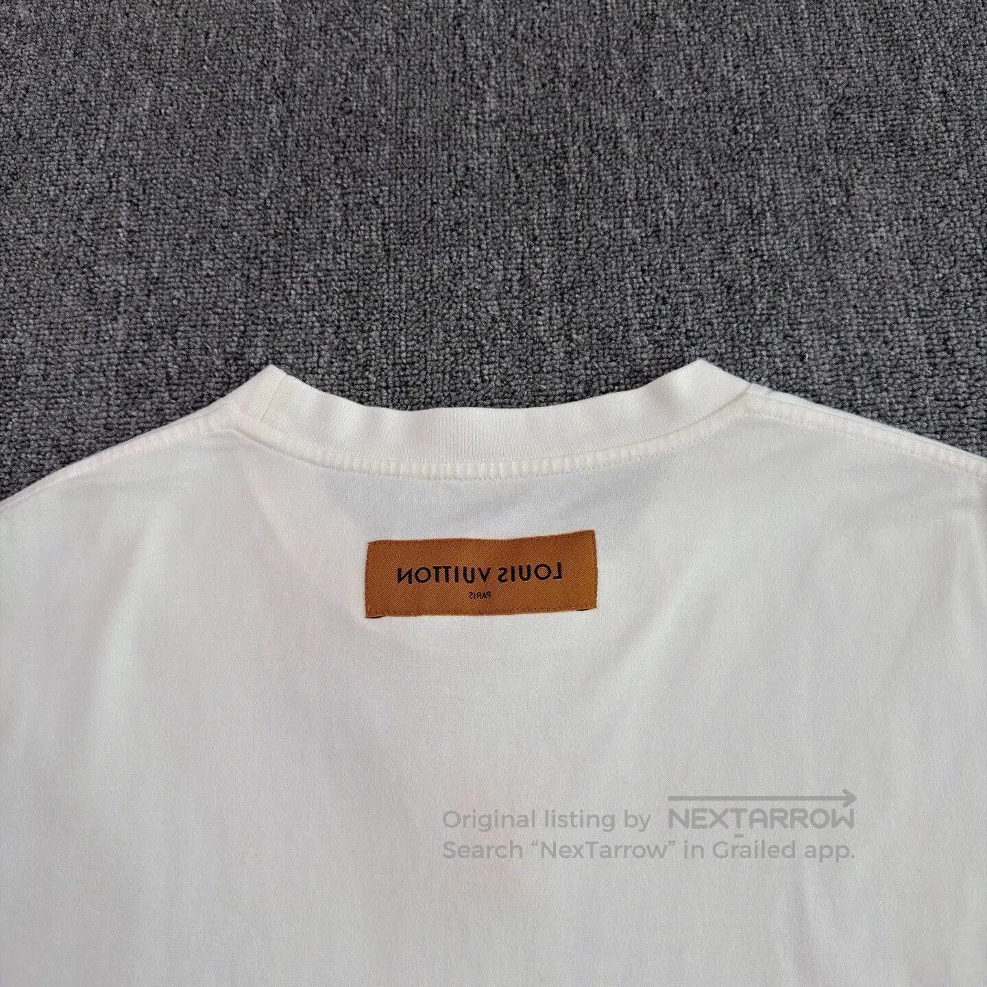 Louis Vuitton White Short-Sleeve Crew Neck Shirt. Size US M / EU 48-50 / 2 - 8 Thumbnail