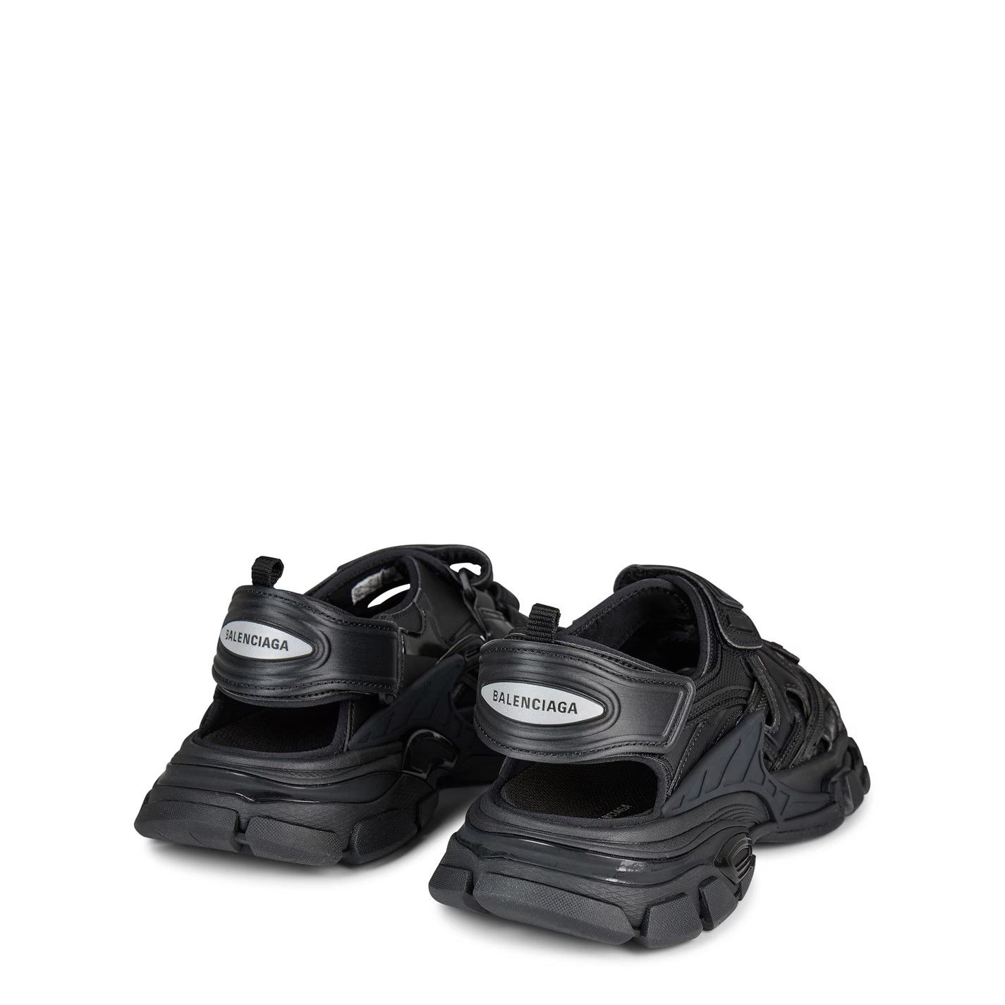 Balenciaga o1g2r1mq0226 Neoprene Rubber Track Sandals In Black Size US 9 / EU 42 - 4 Thumbnail