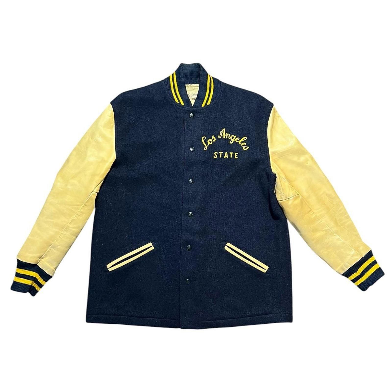 Other Vintage 50/60s Los Angeles State H.L. Whiting Varsity Jacket Size US L / EU 52-54 / 3 - 1 Thumbnail