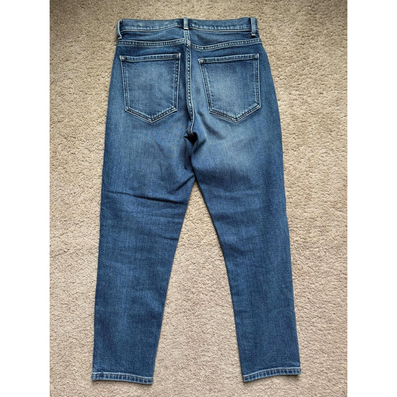 Banana Republic Banana Republic High Rise Straight Jeans Medium Wash Size 27" / US 4 / IT 40 - 5 Thumbnail