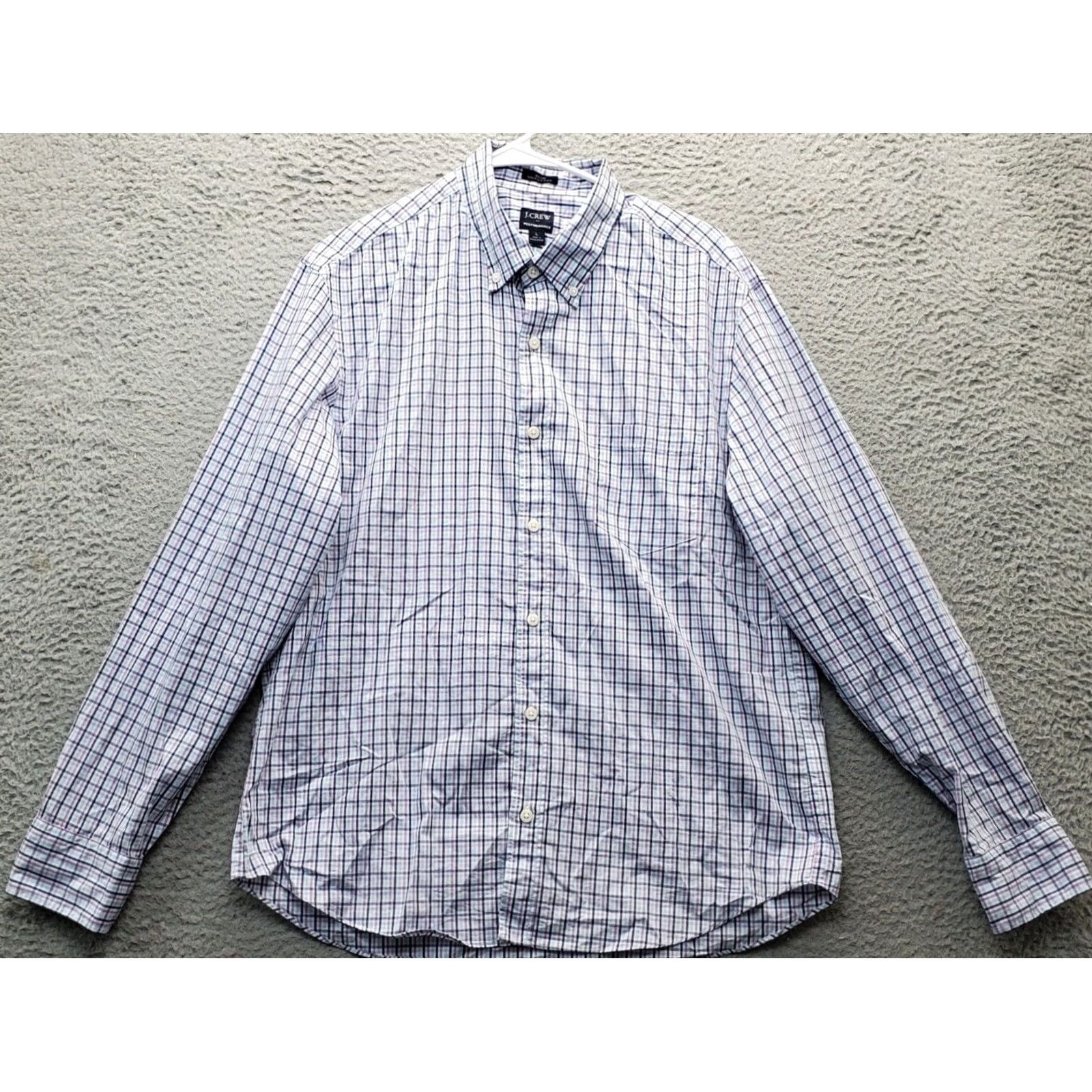 J.Crew J.CREW Casual Shirt Mens Large Multi Check Performance Slim Collared Button Down Size US L / EU 52-54 / 3 - 2 Thumbnail