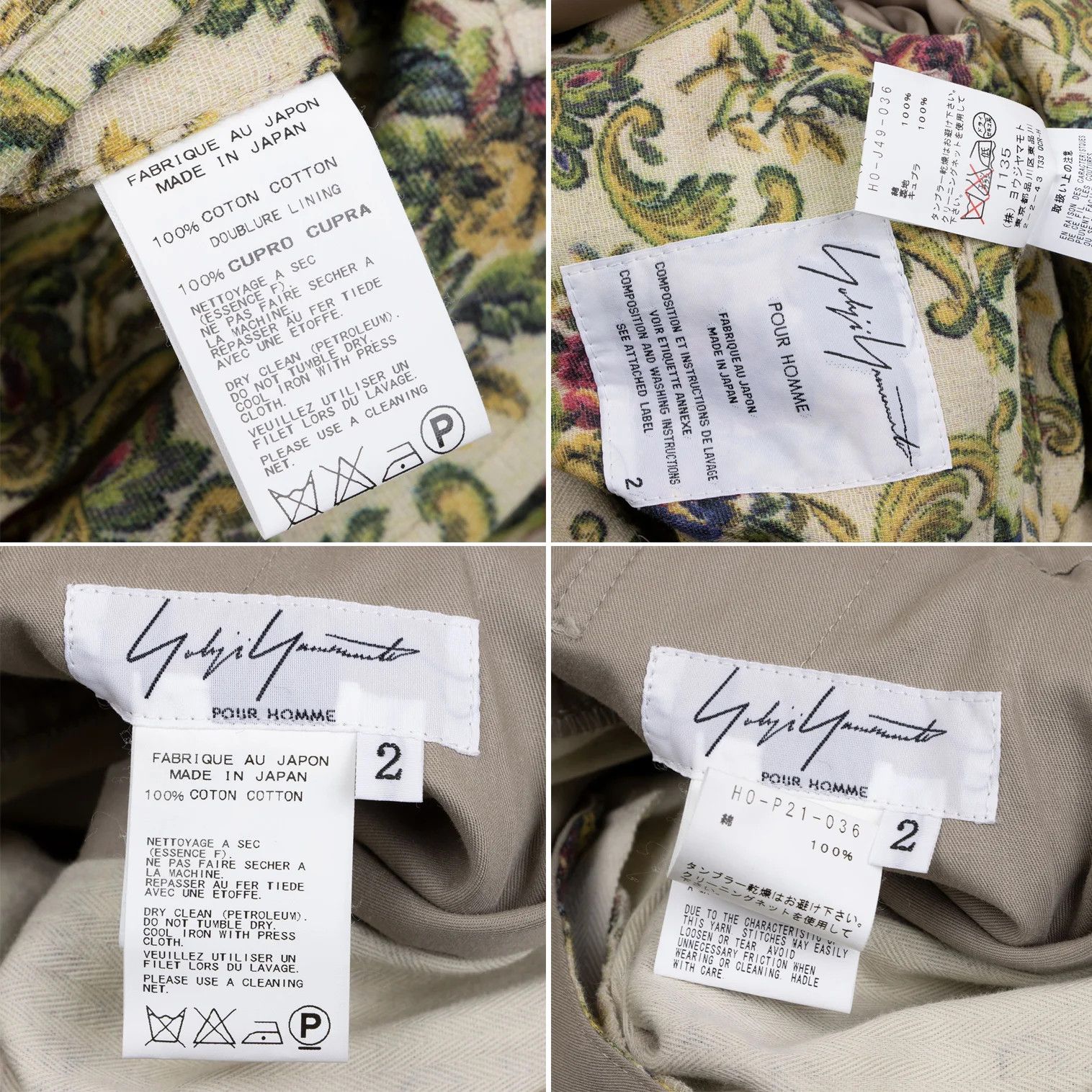 Yohji Yamamoto Yohji Yamamoto Cotton Floral Print Set-Up Size US 38 / EU 54 - 20 Thumbnail