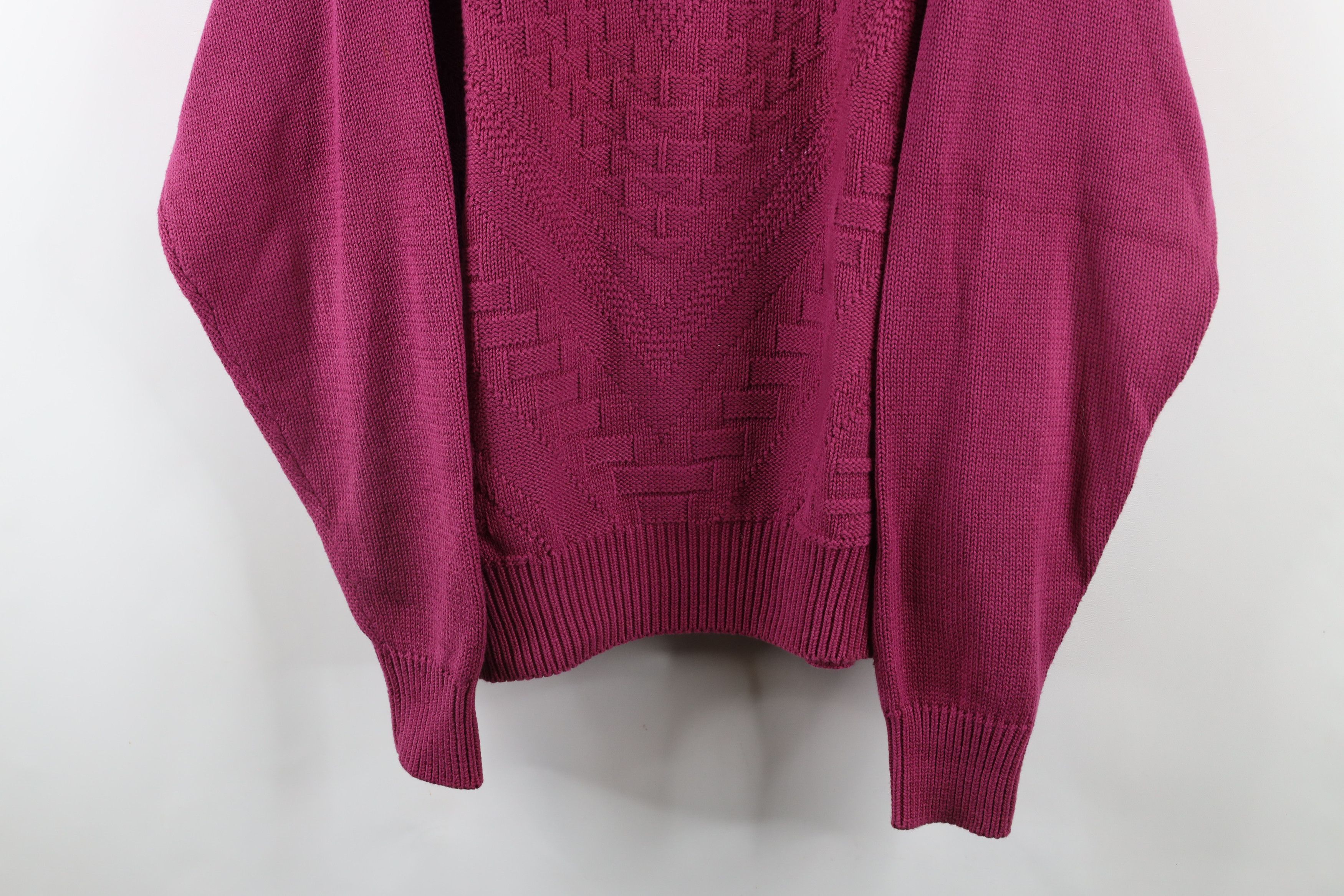 Vintage Vintage 90s Coogi Style Ed Bassmaster Knit Sweater Size US L / EU 52-54 / 3 - 3 Thumbnail