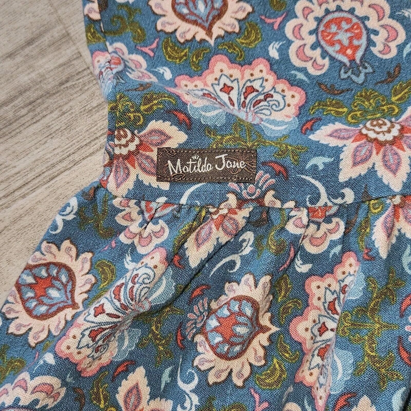 Designer Matilda Jane Hummingbird Sun Dress Womens S Smocked Enchante Size S / US 4 / IT 40 - 10 Thumbnail