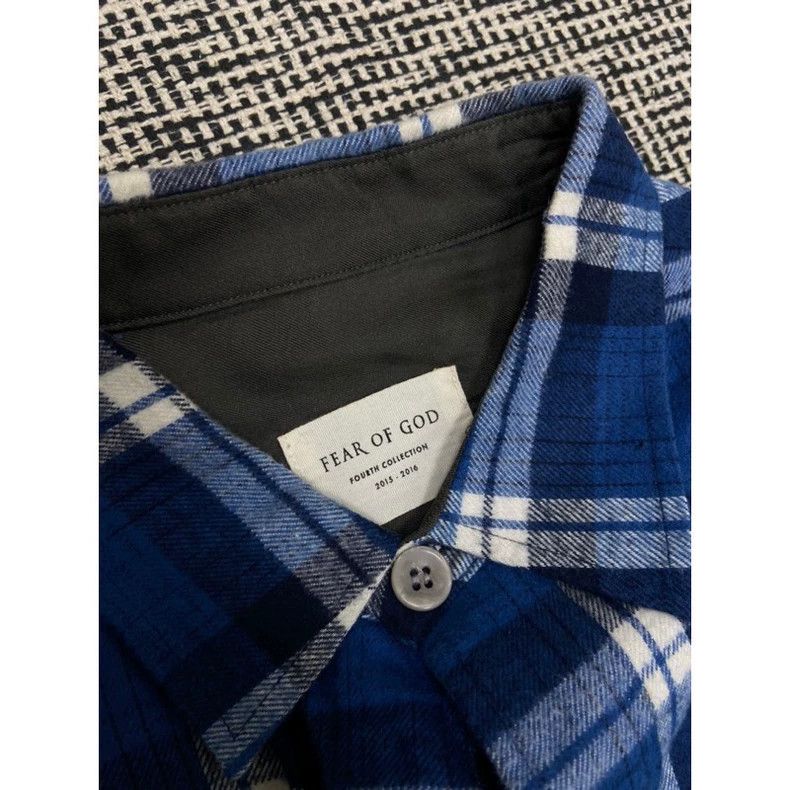 Fear of God Fear of God Blue plaid shirt Size US M / EU 48-50 / 2 - 3 Thumbnail