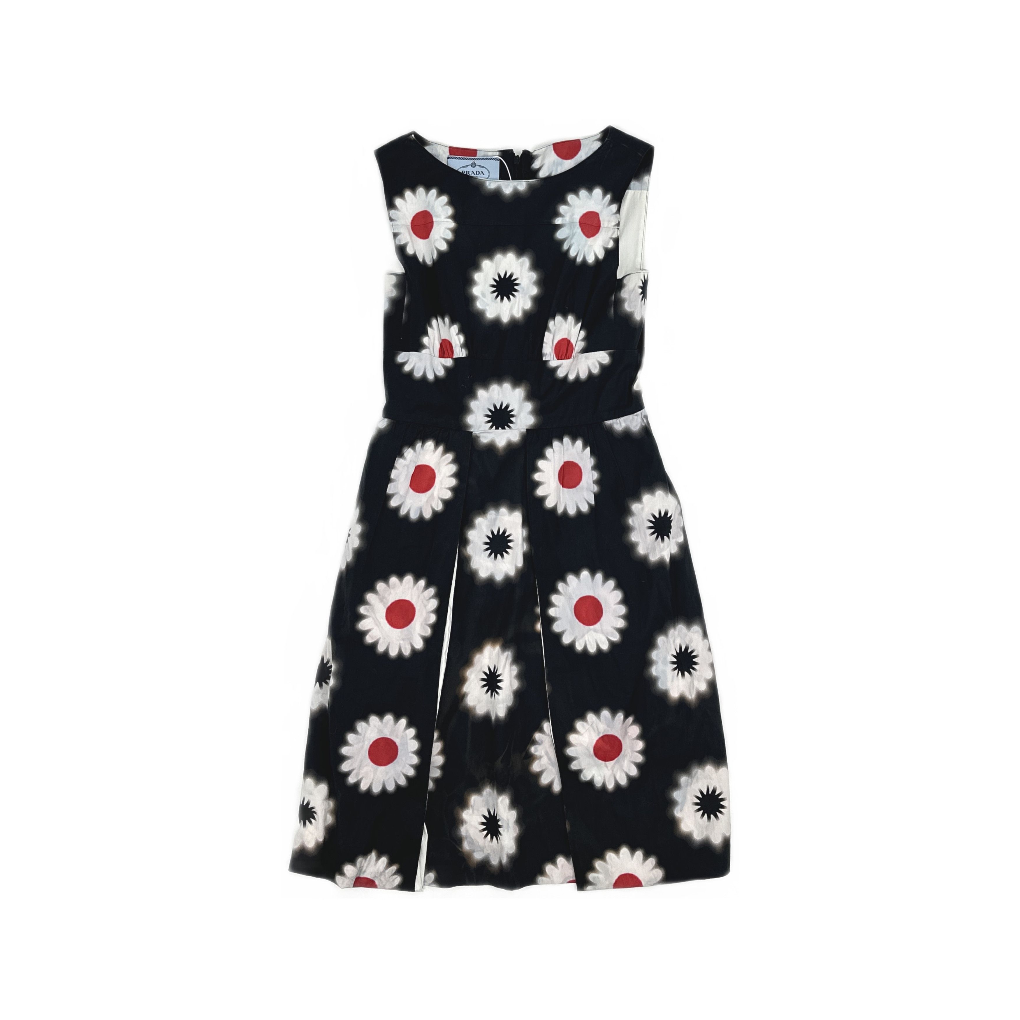 Prada Prada Floral Print Sleeveless Dress Size 40 Size S / US 4 / IT 40 - 1 Thumbnail