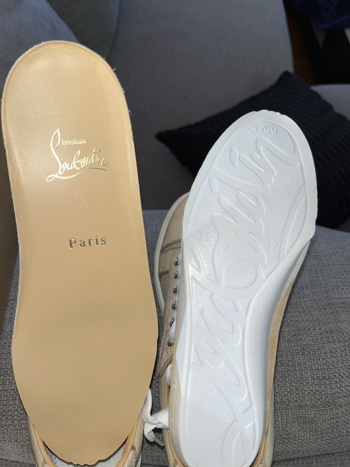 Christian Louboutin Women’s Christian Louboutin Vieirissima Orlato Flat Calf Size US 8 / IT 38 - 9 Thumbnail