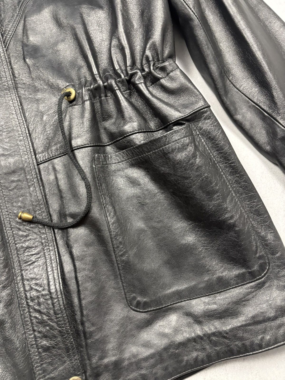 Desigual Vintage Disuguale Italian Leather Jacket Made in Italy Size US XL / EU 56 / 4 - 7 Thumbnail
