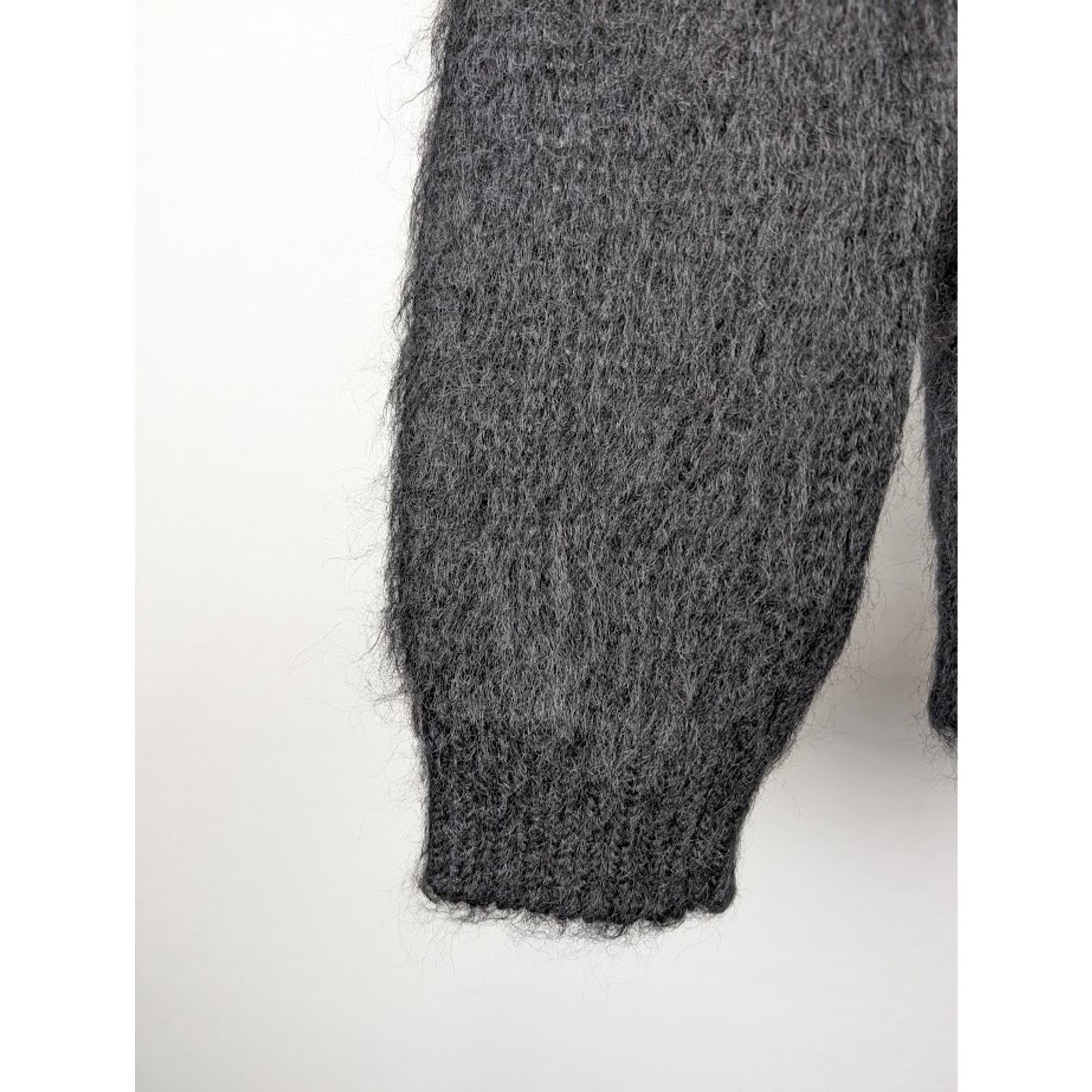 Saint Laurent Paris o1rshd1 Jacquard Sweater in Noir/Naturel Size US M / EU 48-50 / 2 - 7 Thumbnail