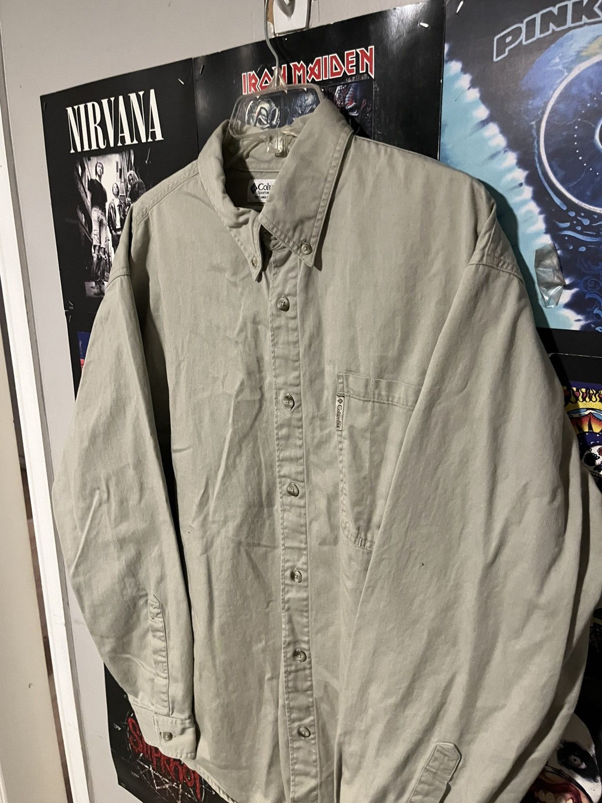 Columbia Vintage Y2K Columbia Fishing / Workwear Button down shirt Size US XL / EU 56 / 4 - 2 Thumbnail