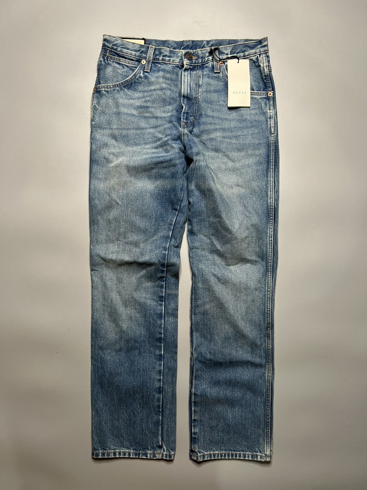 Gucci Gucci Marble Wash Jeans Size US 31 - 1 Thumbnail