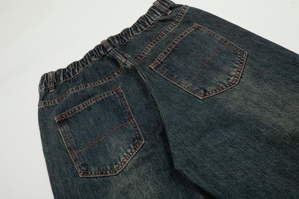 Vintage Male punk American retro washed straight leg jeans Size US 32 / EU 48 - 6 Thumbnail