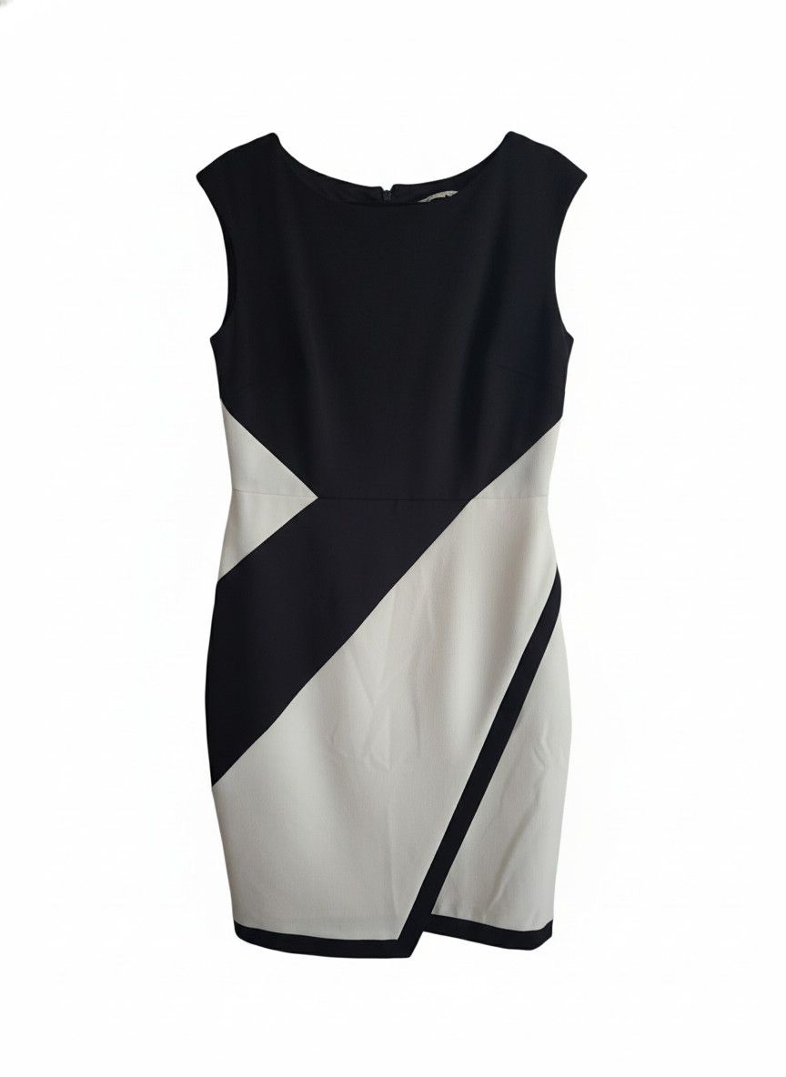 Other Sandra Darren Black Sleeveless Sheath Dress Size 6 Knee Length Size S / US 4 / IT 40 - 1 Thumbnail
