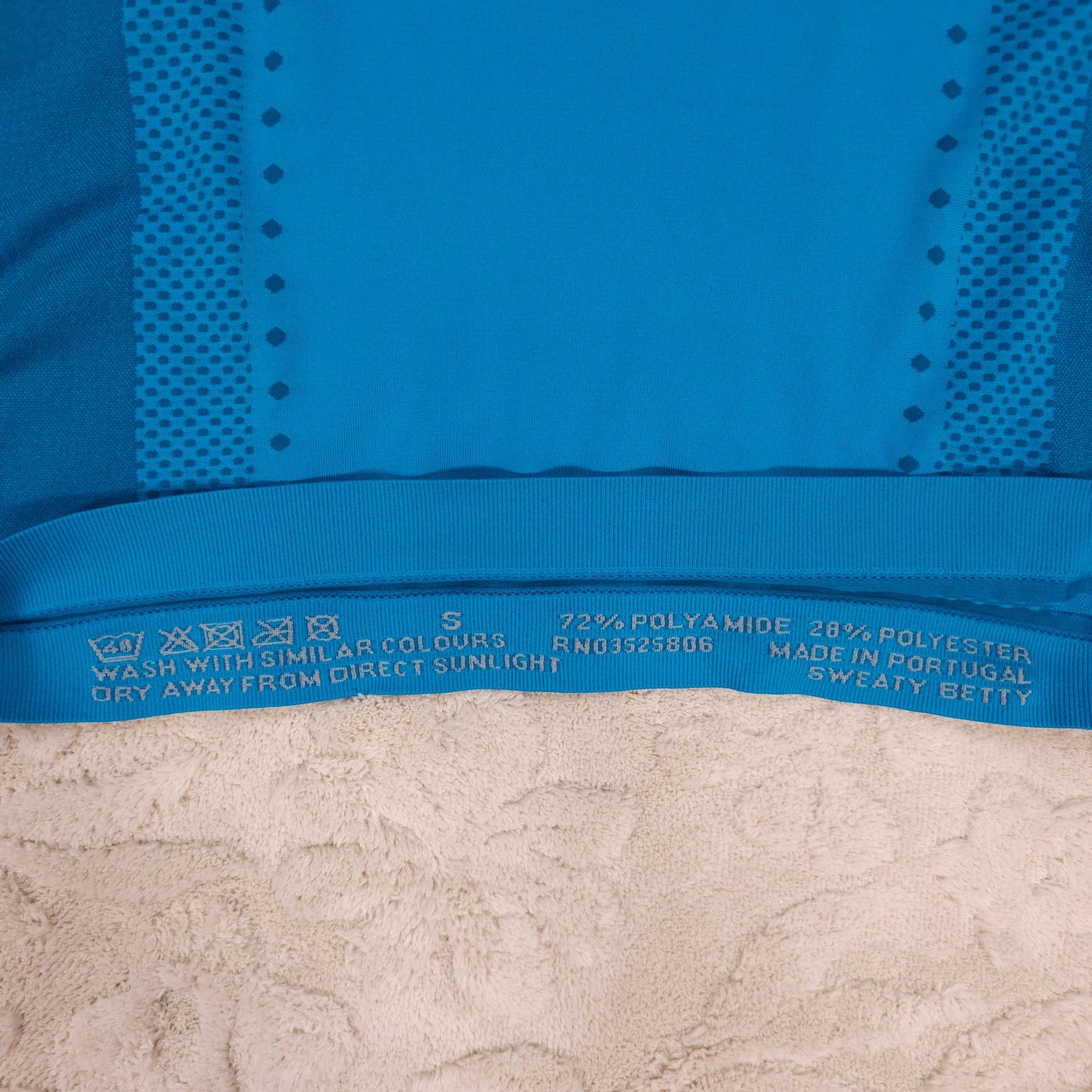 Sweaty Betty Sweaty Betty Seamless Workout Long Sleeve Tee Blue Sz Small Size S / US 4 / IT 40 - 6 Thumbnail