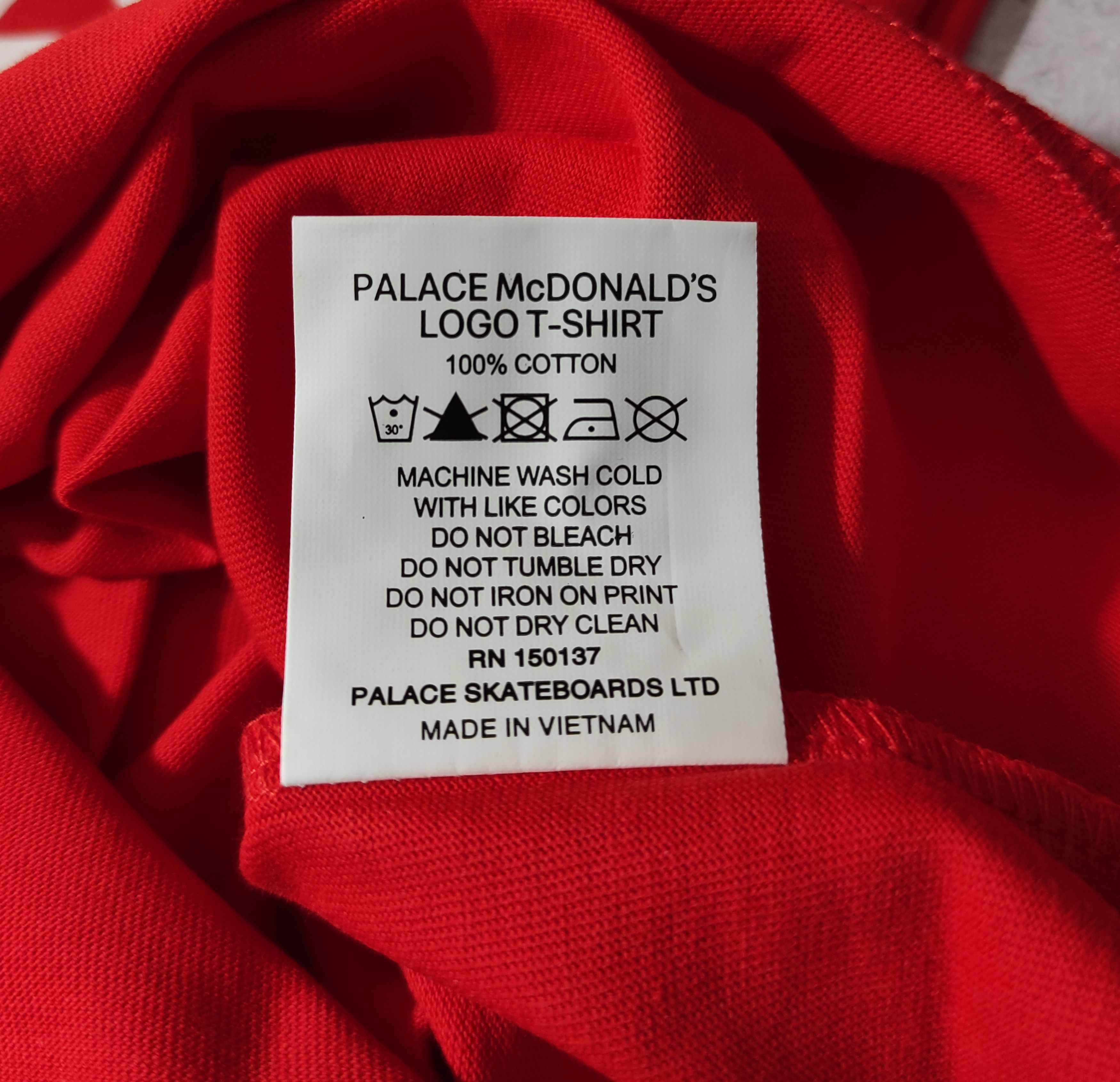 Palace Palace x McDonald's Skateboard T-shirt red size XL Size US XL / EU 56 / 4 - 6 Thumbnail