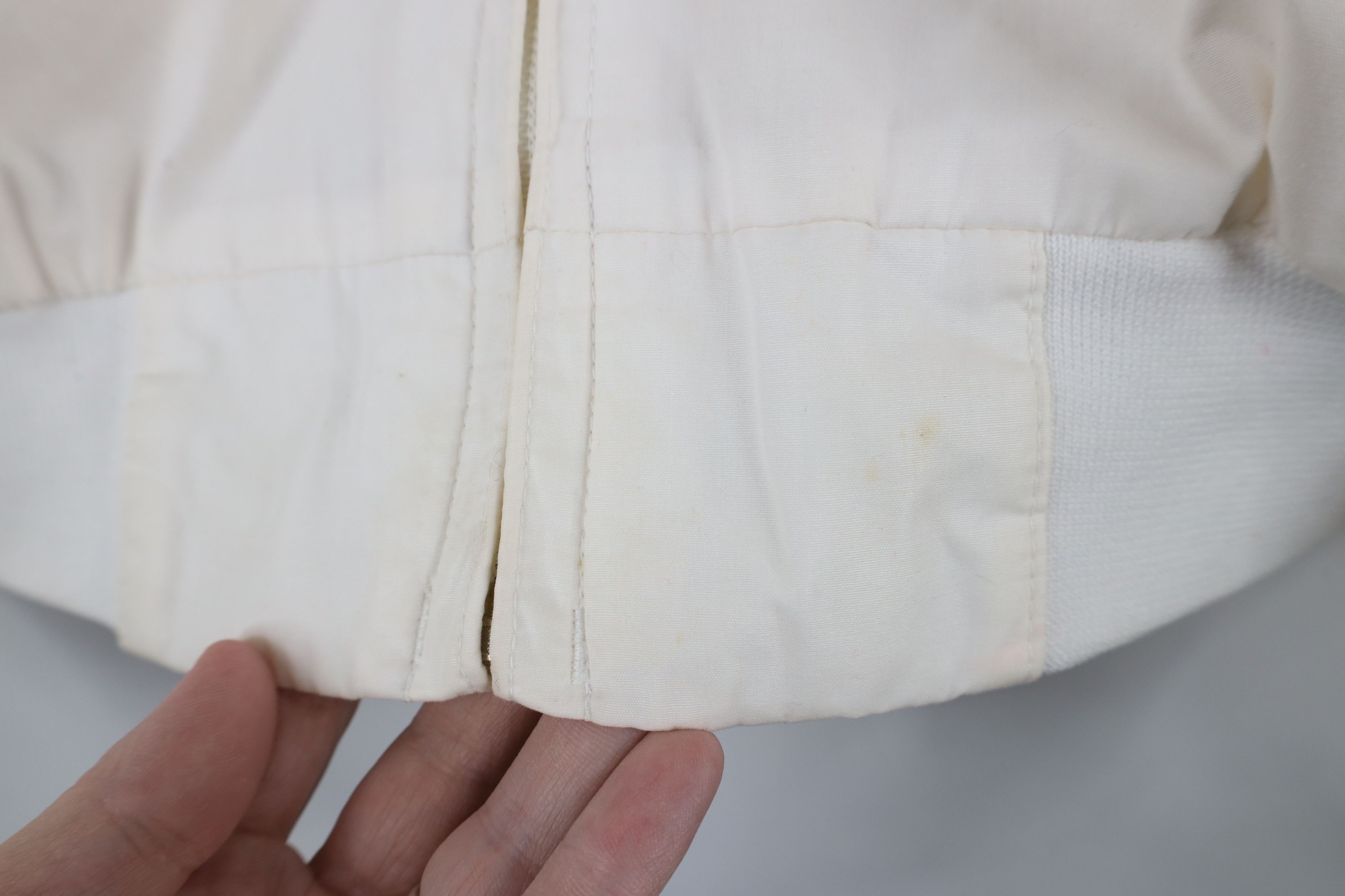 Members Only × Vintage Vintage 90s Members Only Cafe Racer Bomber Jacket White Size US L / EU 52-54 / 3 - 7 Thumbnail