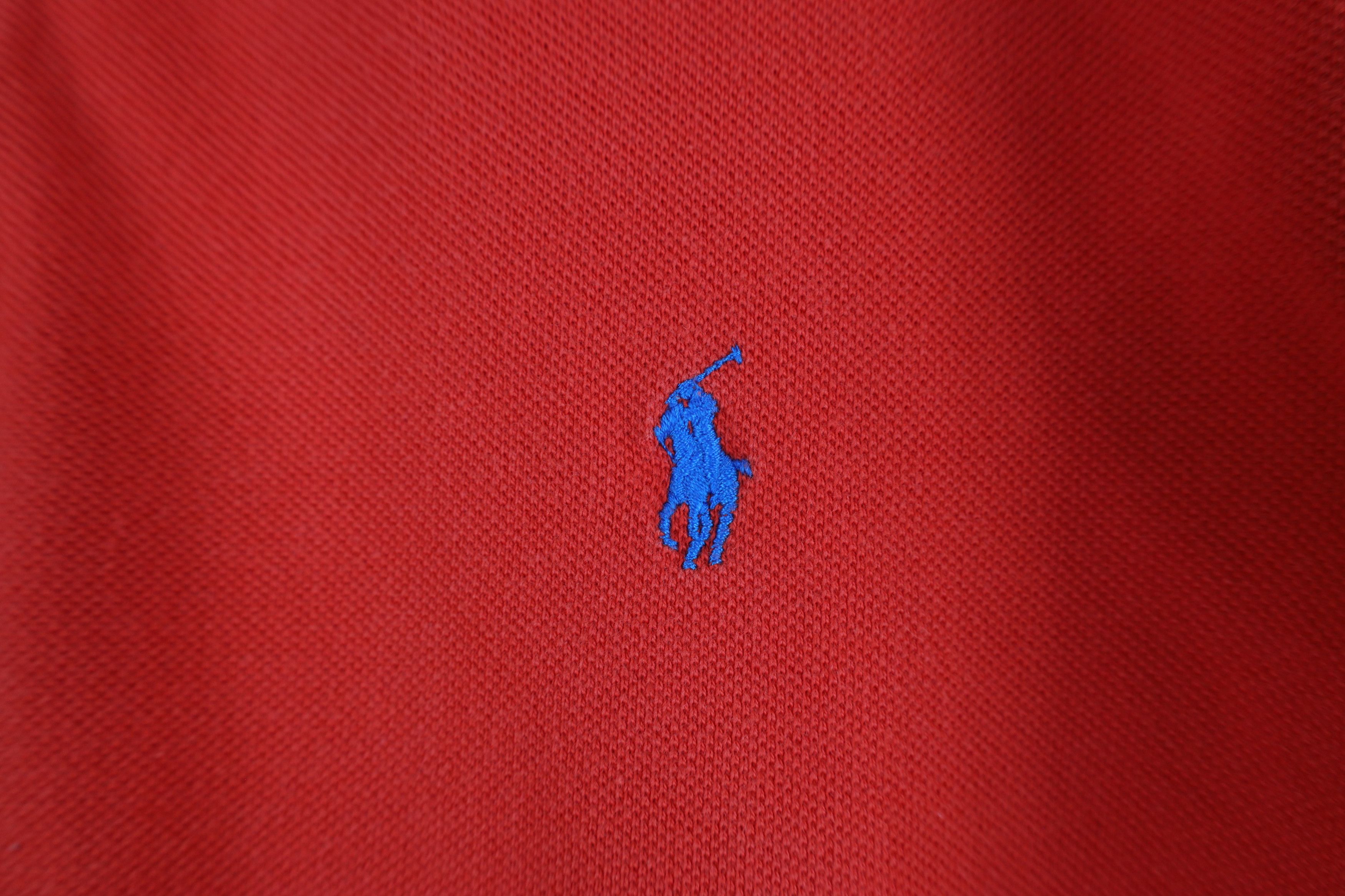 Ralph Lauren × Vintage Vintage 90s Ralph Lauren Pique Cotton Golf Polo Shirt USA Size US M / EU 48-50 / 2 - 4 Thumbnail