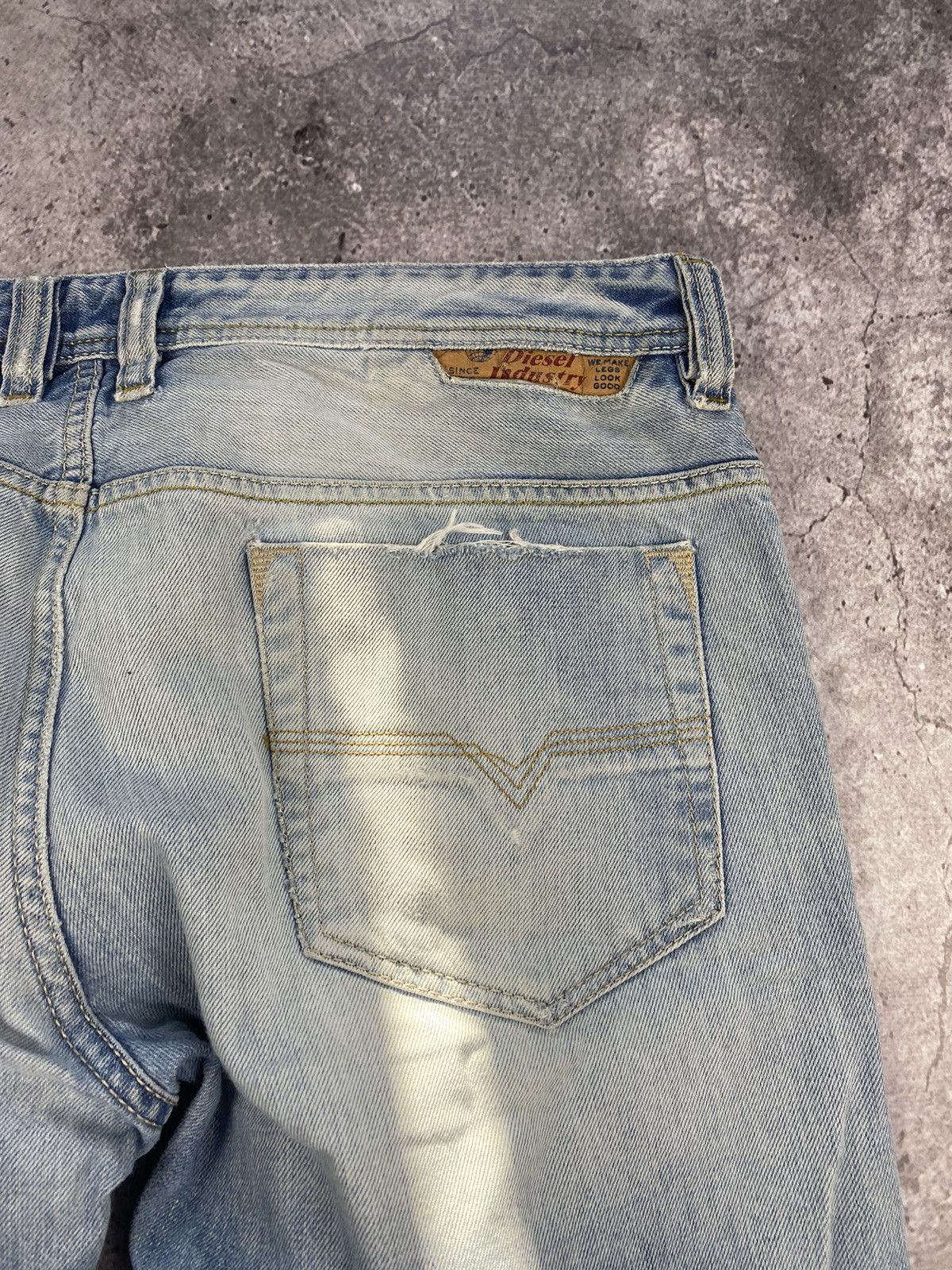 Diesel Vintage Diesel Junya Watanabe Baggy distressed Japan jeans😊 Size US 36 / EU 52 - 2 Thumbnail