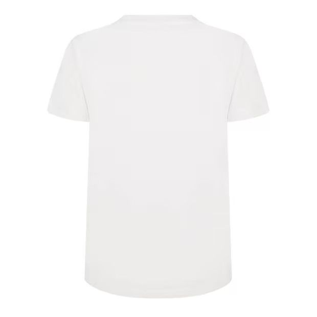 Missoni o1g2r1mq1124 Cropped Cotton Jersey T Shirt in White Size XS / US 0-2 / IT 36-38 - 2 Thumbnail