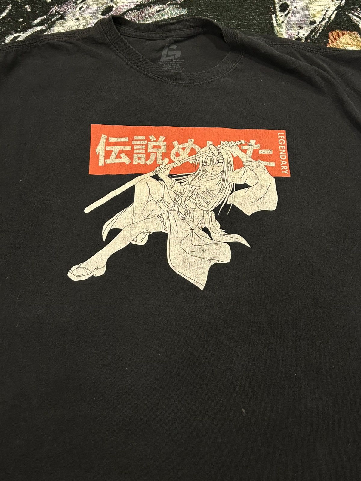Other Vintage Black and white Legendary anime girl y2k t shirt XXL Size US XXL / EU 58 / 5 - 1 Thumbnail