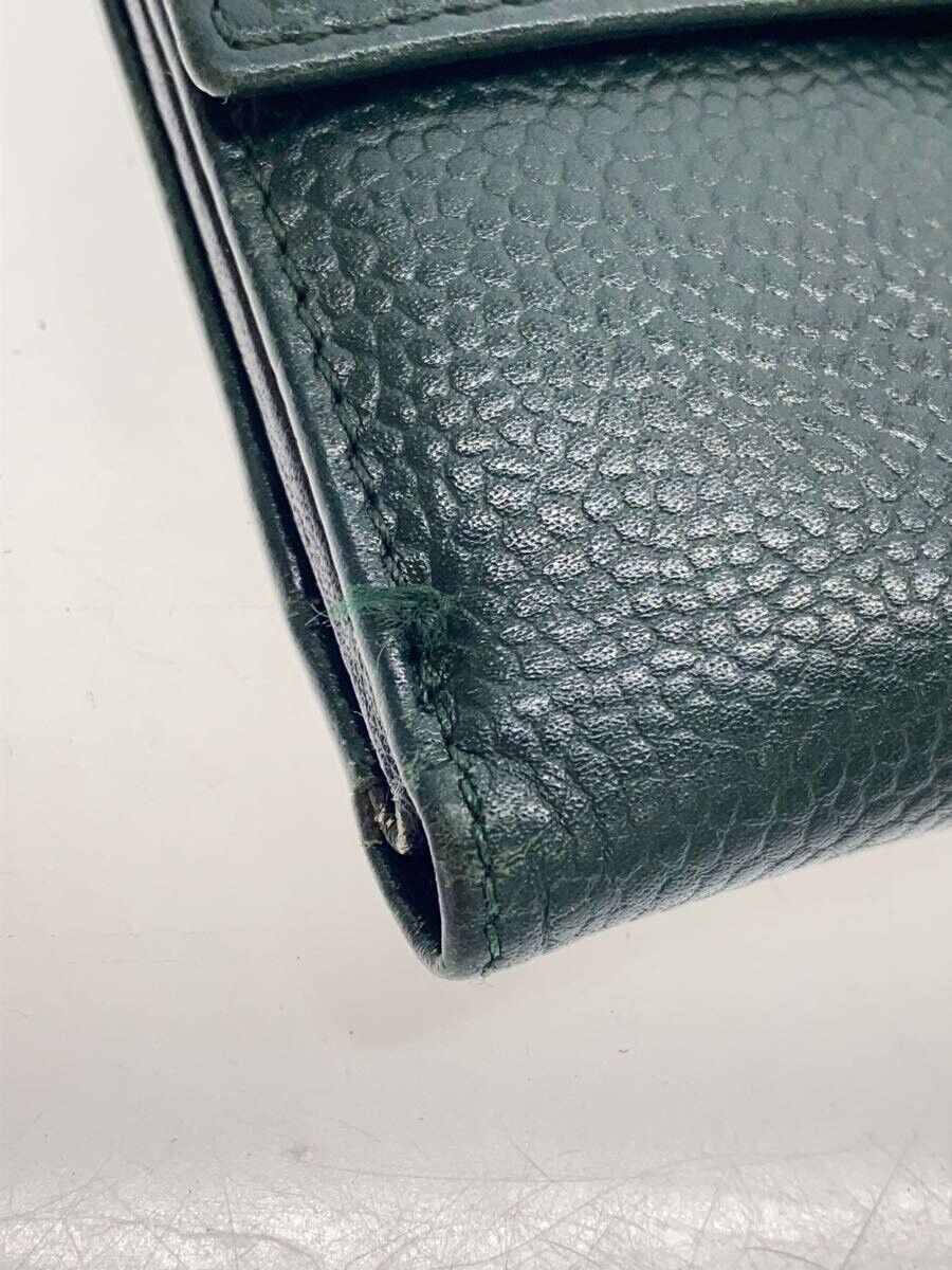 Dior Dior Leather Tri-Fold Wallet Green Size ONE SIZE - 7 Thumbnail