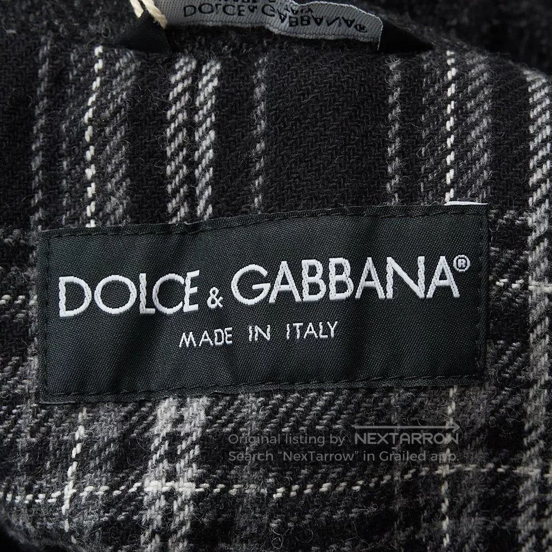 Dolce & Gabbana Dolce&Gabbana Men's Herringbone Wool Coat. Size US M / EU 48-50 / 2 - 8 Thumbnail