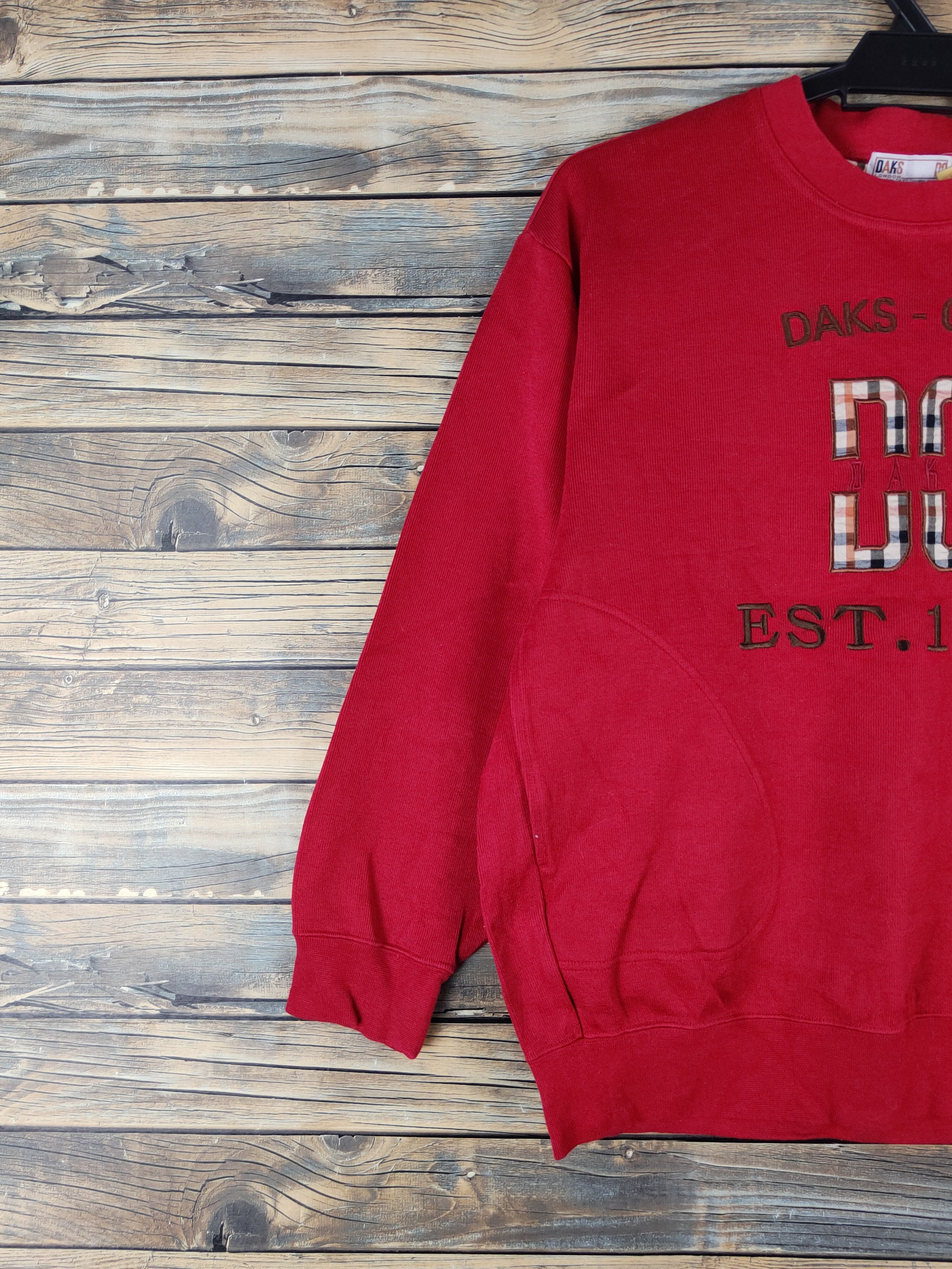 Japanese Brand × Vintage DL Daks Golf Red Sweatshirts #444 Size US M / EU 48-50 / 2 - 3 Thumbnail