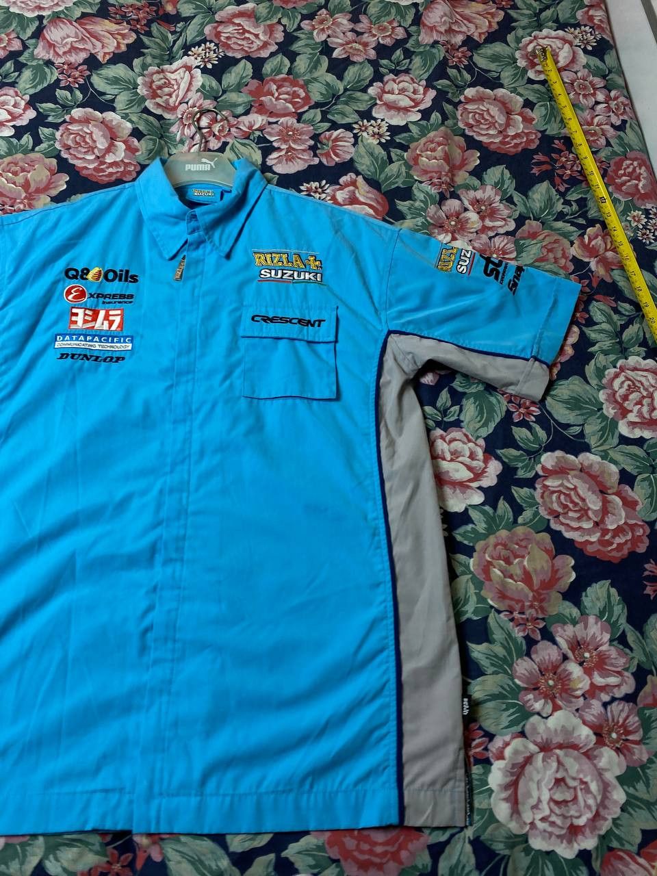 Vintage Vintage Rizla Suzuki Sponsor Big Logo Racing Team Motorsport Size US XL / EU 56 / 4 - 13 Thumbnail