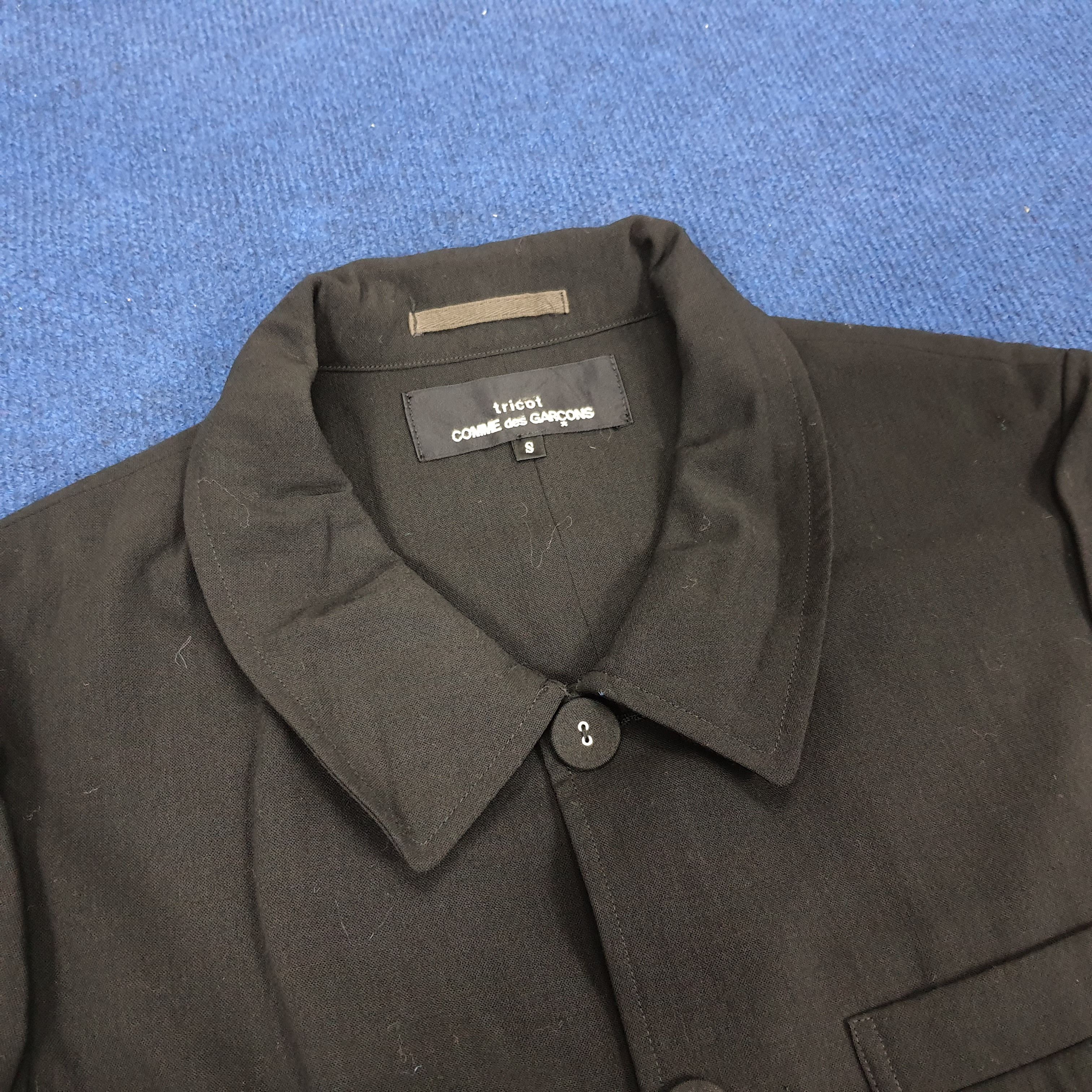Comme des Garcons × Vintage Vintage Tricot Comme Des Garcons Japanese Brand Blazer Size XS / US 0-2 / IT 36-38 - 2 Thumbnail