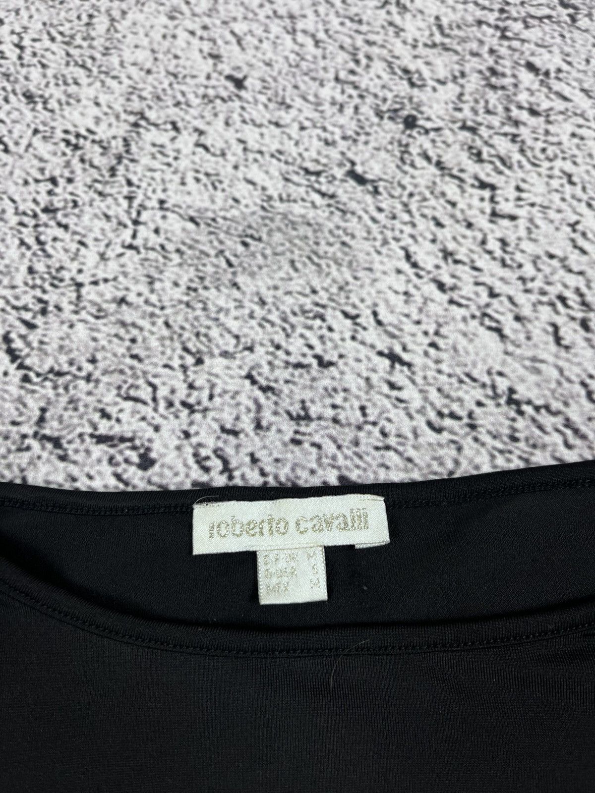 Vintage Vintage 90s Roberto Cavalli logo glamour top tee Size M / US 6-8 / IT 42-44 - 5 Thumbnail