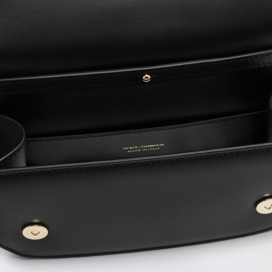 Dolce & Gabbana o1d2blof0824 Size : OS / Leather Shoulder Bag in Black Size ONE SIZE - 4 Thumbnail