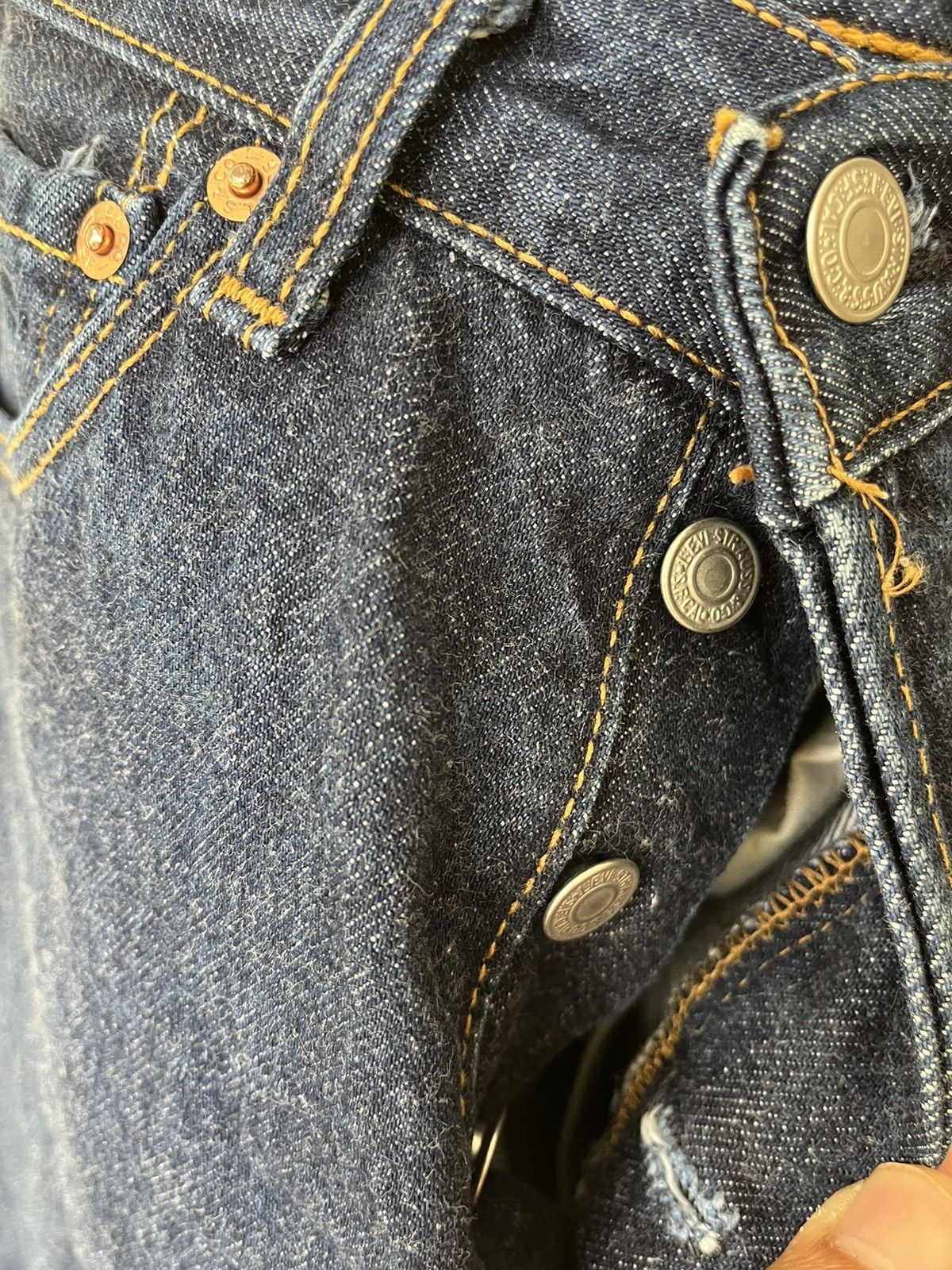 Levi's Rare 💥 Vintage Levis 501 Dark Blue 🤩 Size 24" / US 00 / IT 34 - 7 Thumbnail