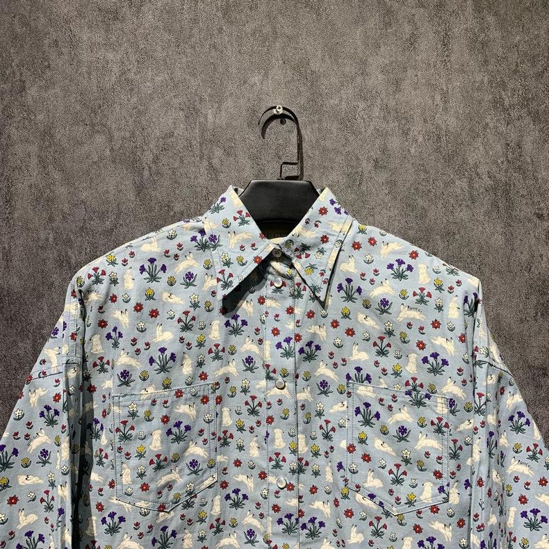 Gucci Gucci Size 38 Floral full-print shirt 2501-Nextarrow Size US XXS / EU 40 - 8 Thumbnail