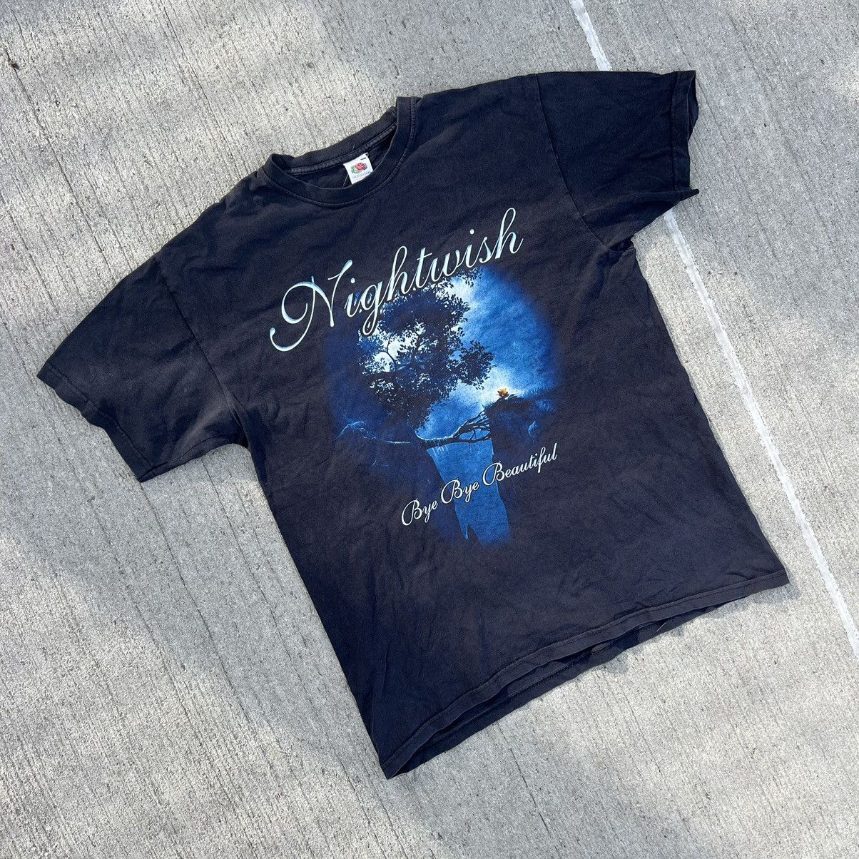 Band Tees × Vintage Vintage Nightwish Faded Band Tee Rare T-Shirt 00’s Size US L / EU 52-54 / 3 - 2 Thumbnail