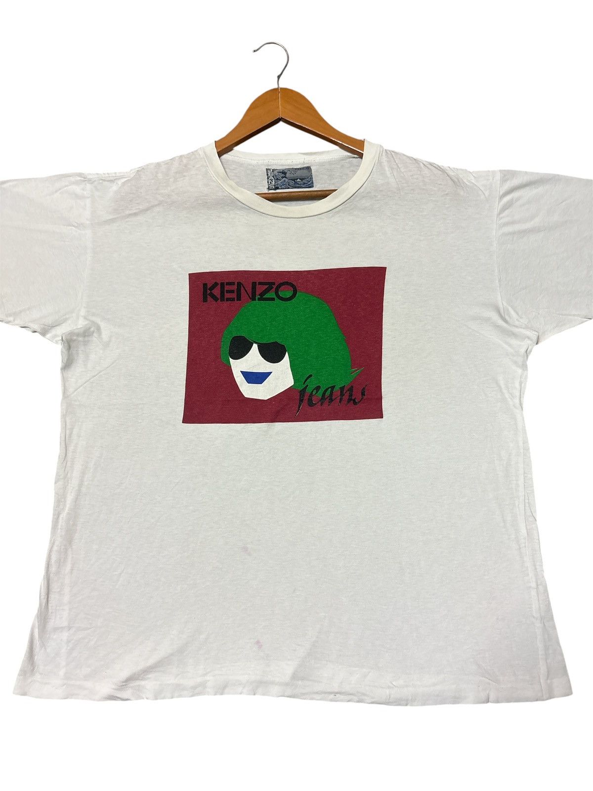 Kenzo 💥RARE💥VINTAGE KENZO JEANS TSHIRT TEE🔥 Size US XL / EU 56 / 4 - 4 Thumbnail