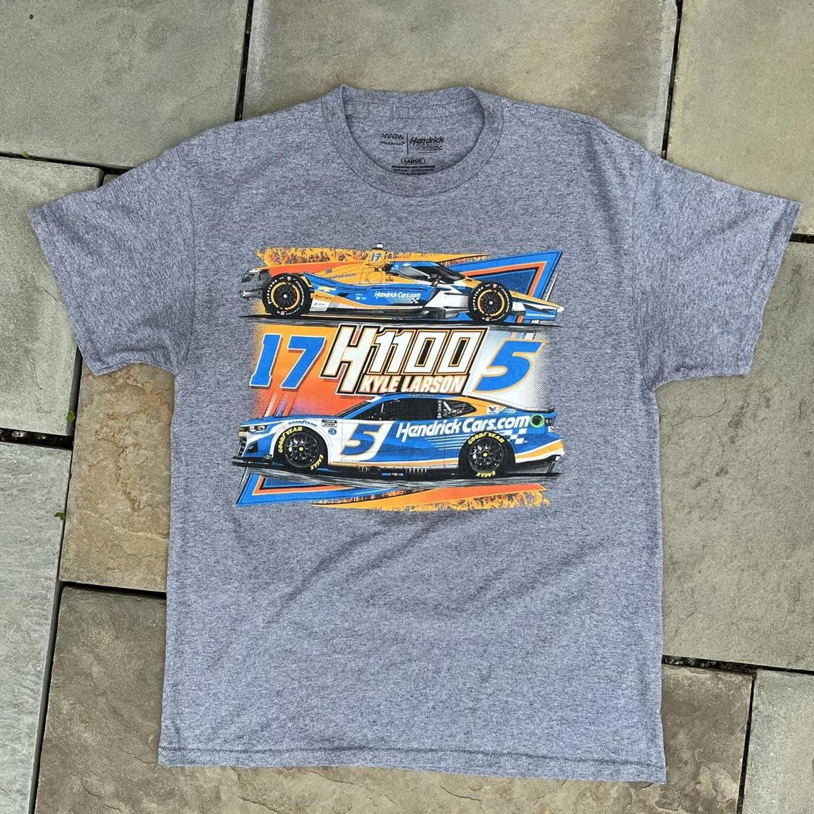 NASCAR Hendrick Motorsport NASCAR Indycar Dark Grey Racing T-Shirt Size US L / EU 52-54 / 3 - 2 Thumbnail