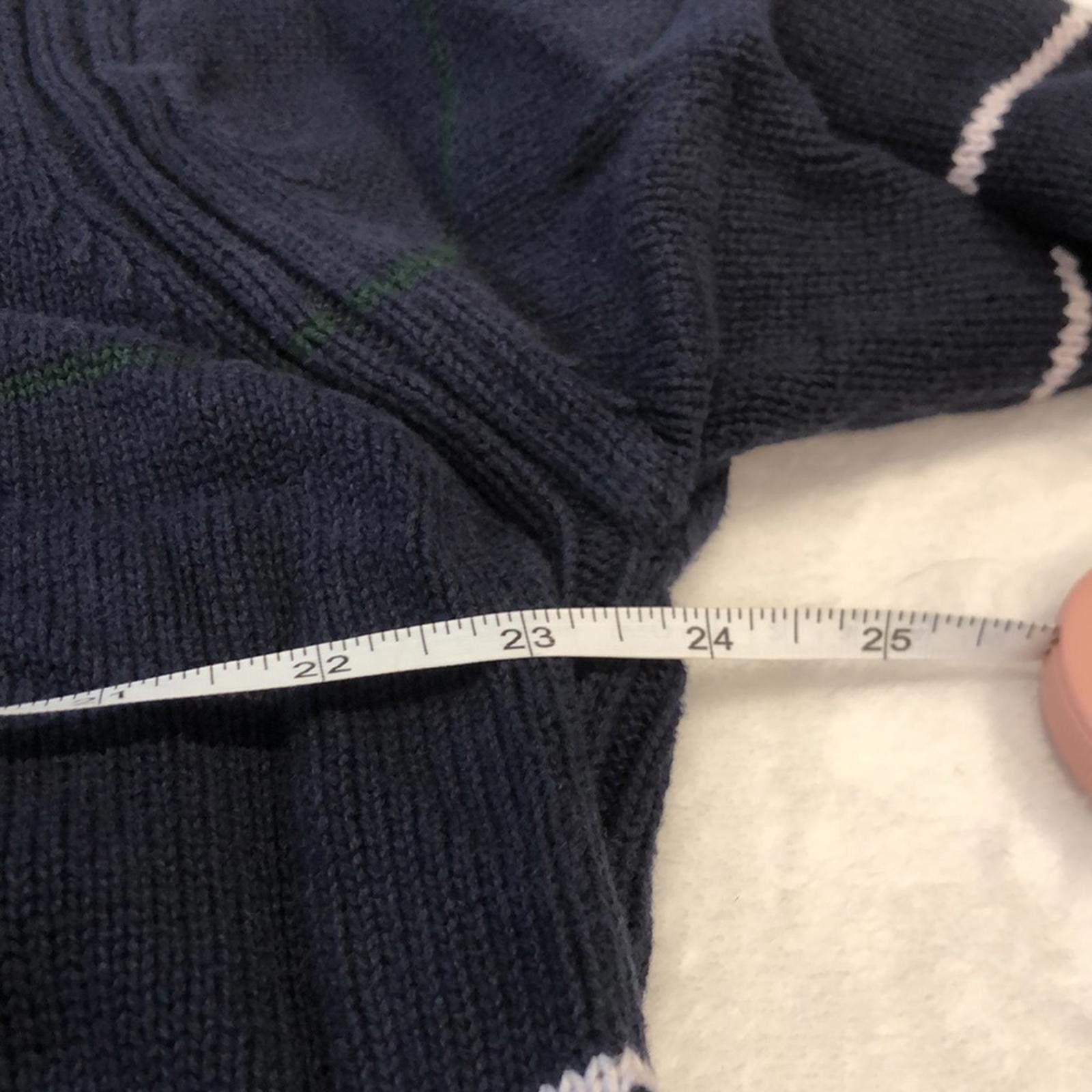 Nautica Nautica Men's Dark Blue Crewneck Sweater cotton stripe SZ XL Size US XL / EU 56 / 4 - 7 Thumbnail