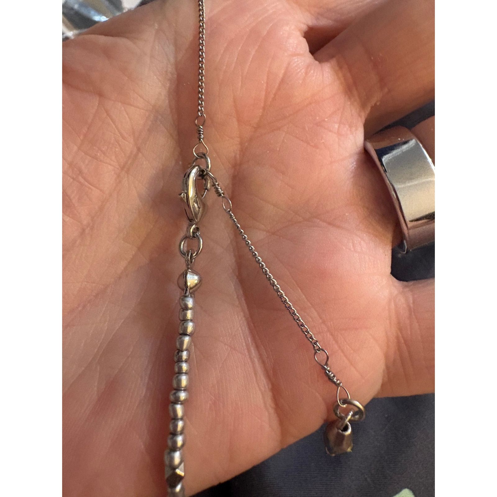 Other Macy’s NWT Silver Tone Necklace 28” with Oval Pendant Size ONE SIZE - 12 Thumbnail
