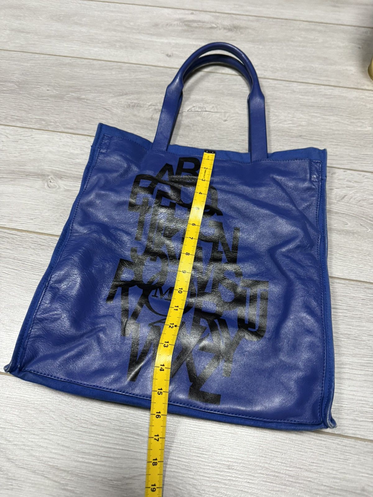 Alexander McQueen Alexander McQueen leather canvas big logo shopper Size ONE SIZE - 12 Thumbnail