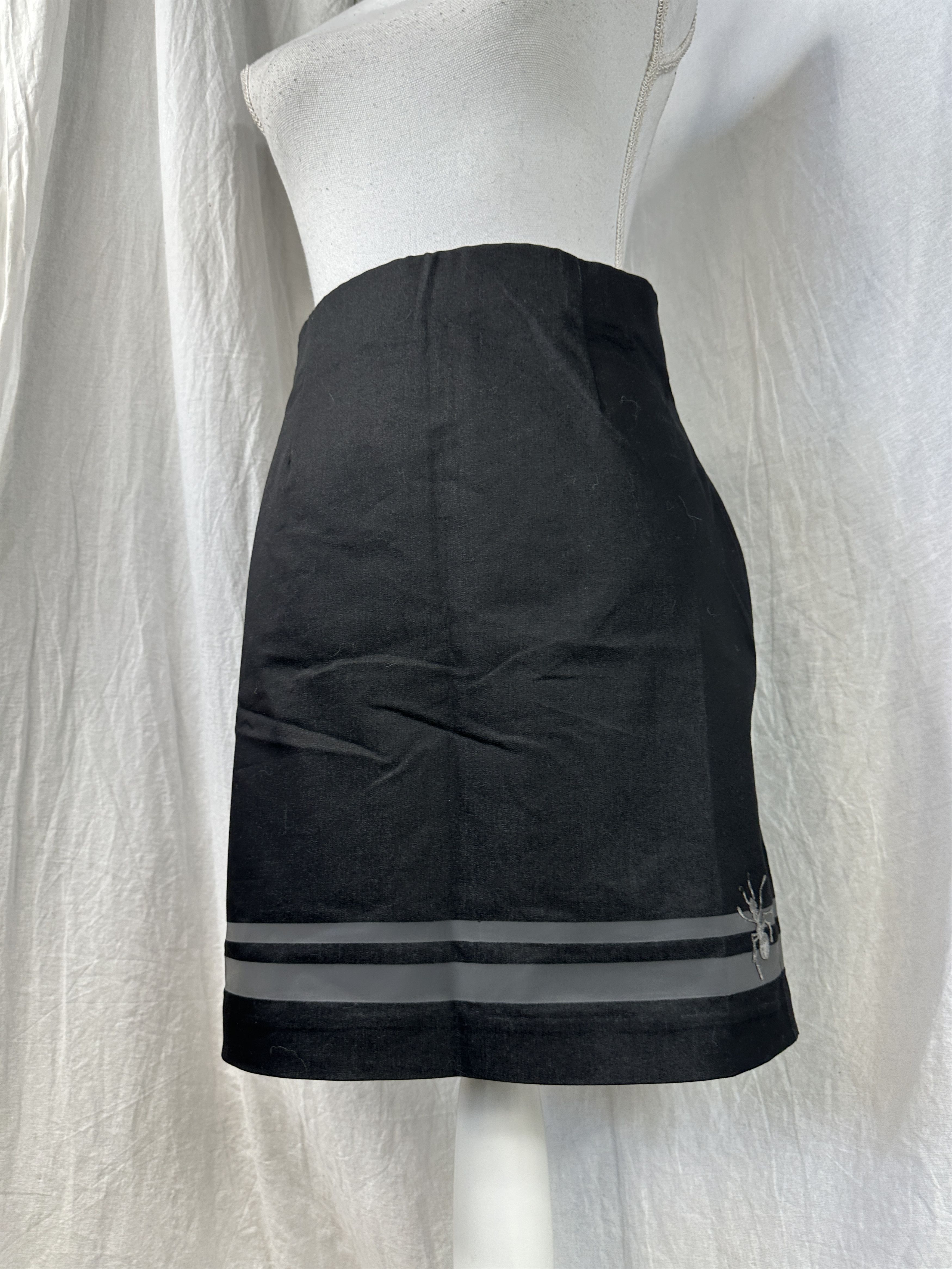 Cop Copine × Vintage Vintage Avant Garde Opium Grunge Cop Copine Spider Skirt 00s Size 25" / US 0 / IT 36 - 1 Thumbnail