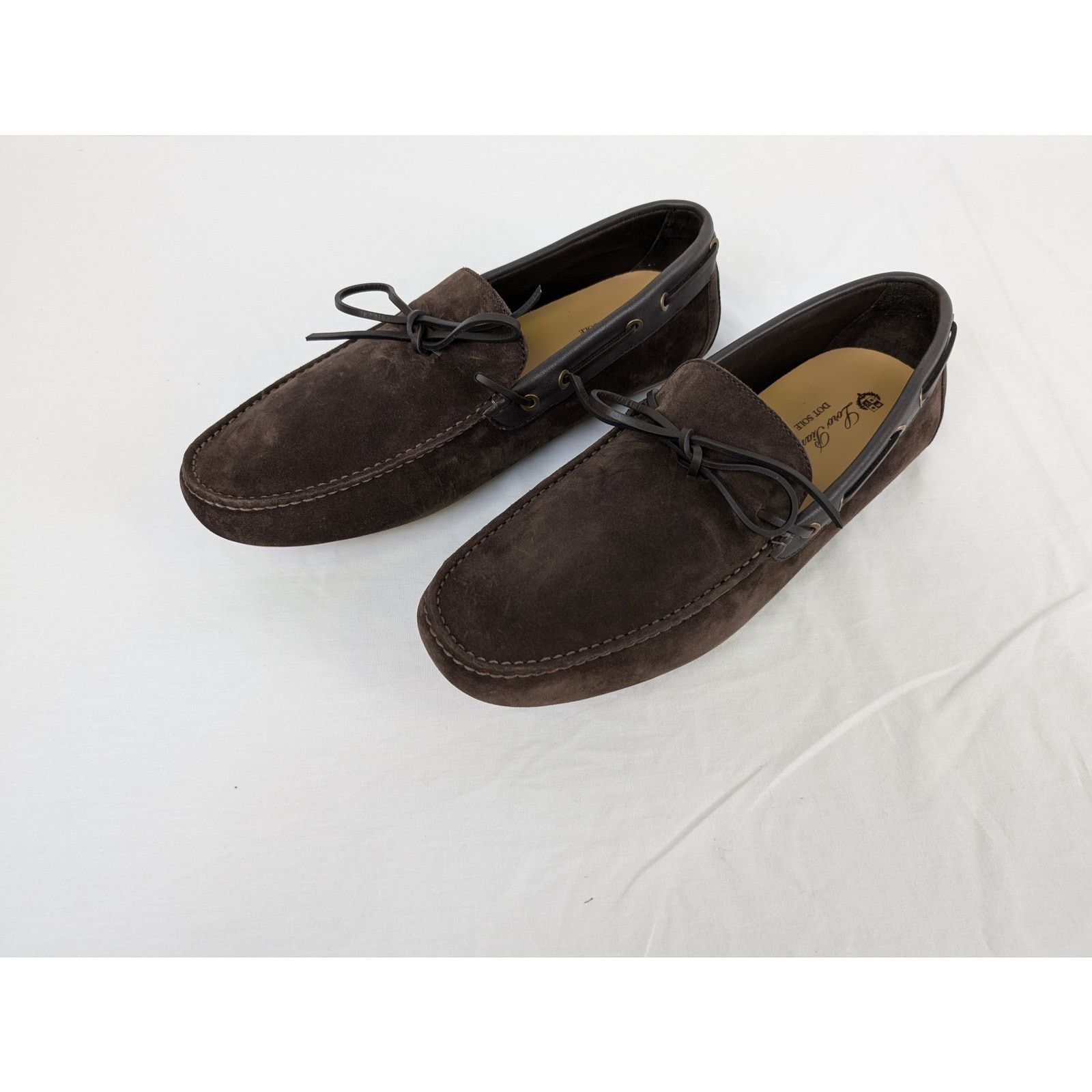 Loro Piana o1rshd1 Dot Sole Walk Suede Loafers Shoe in Chocolate Size US 11.5 / EU 44-45 - 9 Thumbnail