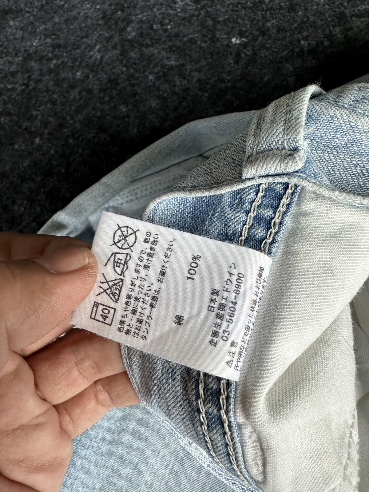 Lee × Vintage Vintage Lee Union Made Sanforized Carpenter Denim D462 Size US 30 / EU 46 - 12 Thumbnail