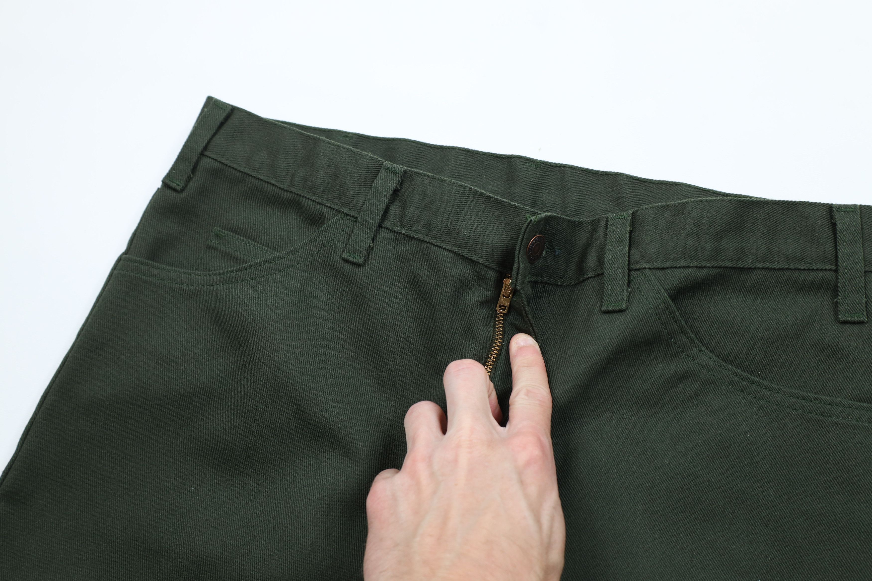 Vintage Vintage 70s Streetwear Wide Leg Bell Bottoms Jeans Green USA Size US 36 / EU 52 - 6 Thumbnail