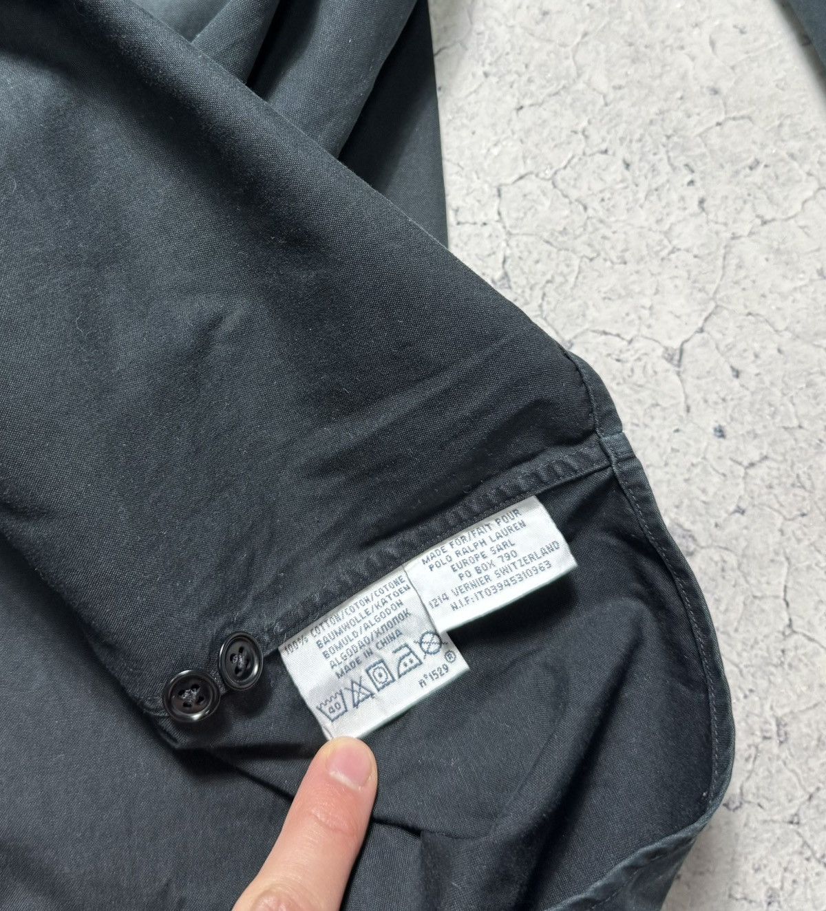 Polo Ralph Lauren Polo Ralph Lauren Switzerland #3 PRL Button Black Shirt Size US XL / EU 56 / 4 - 8 Thumbnail