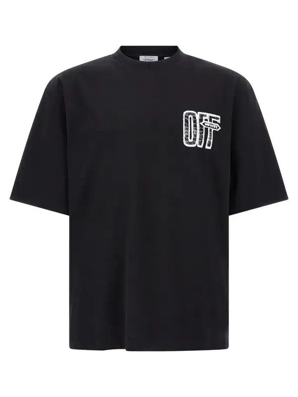 Ob2d0lne0826 Motion Arrow Skate Short Sleeve T-Shirt Black, Men's