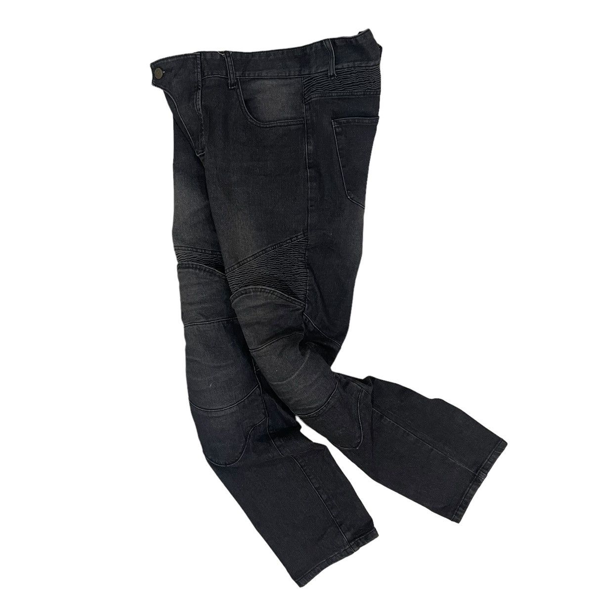 Le Grande Bleu (L.G.B.) 🔥Vintage VOLERO Padded Biker Trousers Pants Size US 36 / EU 52 - 2 Thumbnail