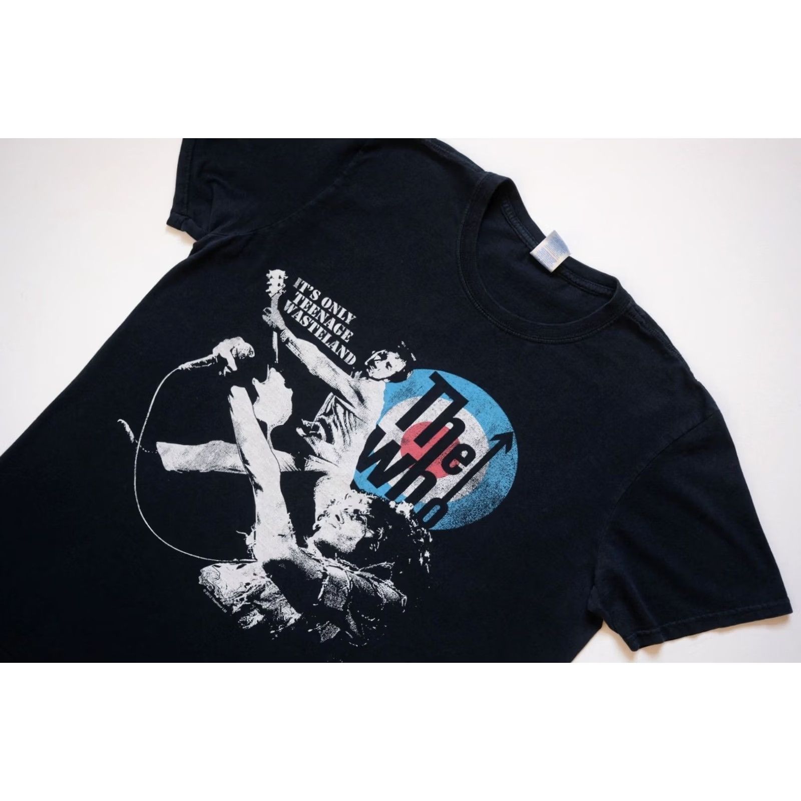 Gildan VINTAGE THE WHO Y2K RETRO ROCK MUSIC TEENAGE WASTELAND TOUR BLACK T SHIRT SZ L Size US L / EU 52-54 / 3 - 6 Thumbnail